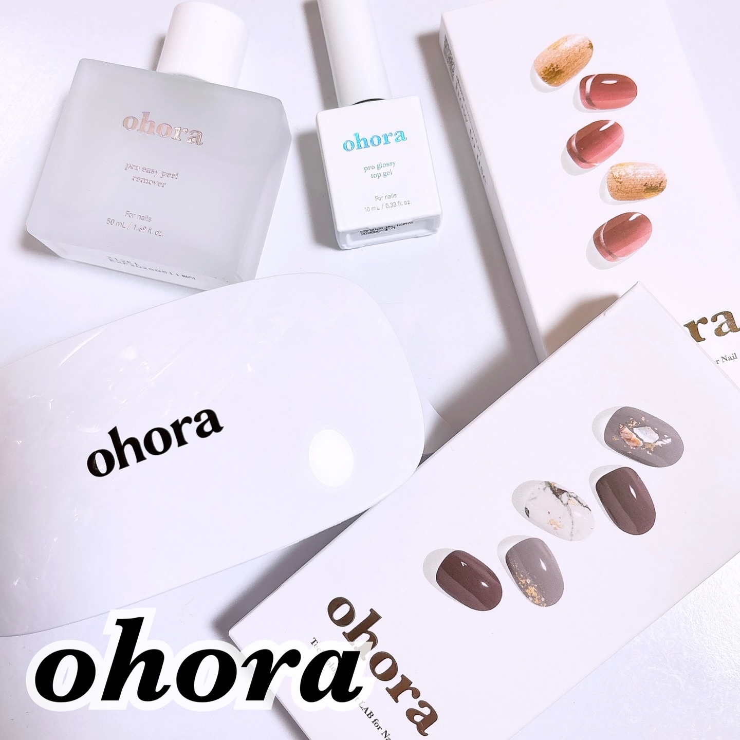 セミキュアジェルネイル（ハンド）/ohora/ネイルシールを使ったクチコミ（1枚目）