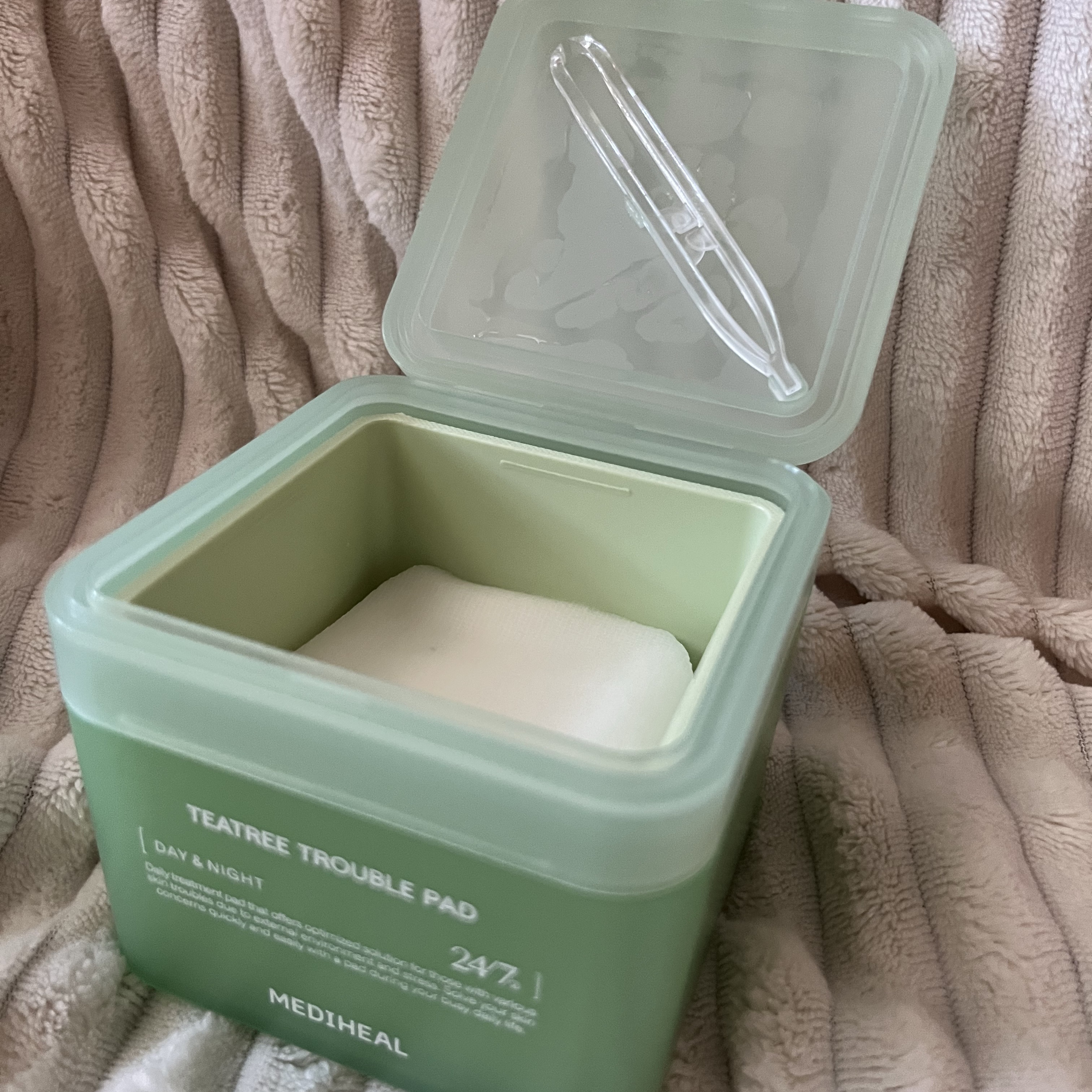 ティーツリー トラブルパッド/MEDIHEAL/トナーパッドを使ったクチコミ（3枚目）