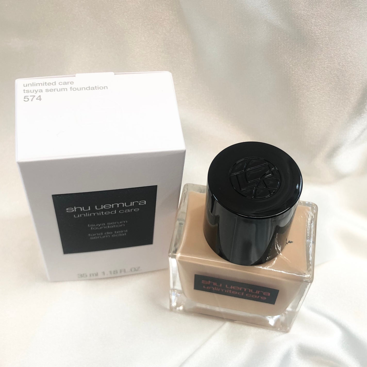 アンリミテッド ケア ツヤ セラム ファンデーション/shu uemura/リキッドファンデーションを使ったクチコミ(3枚目)