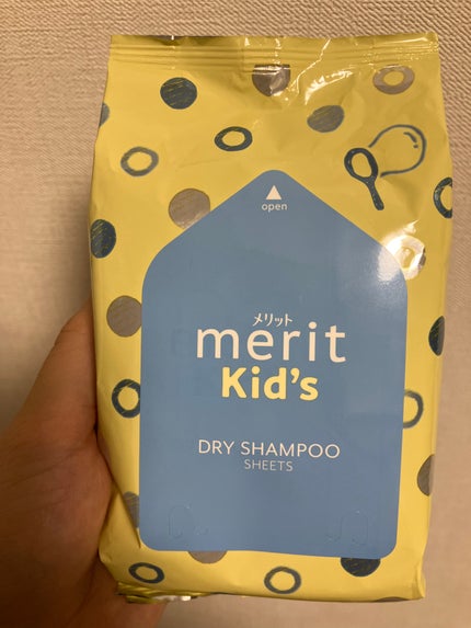 メリットキッズ あたまさっぱりシート/メリット/ドライシャンプーを使ったクチコミ(1枚目)