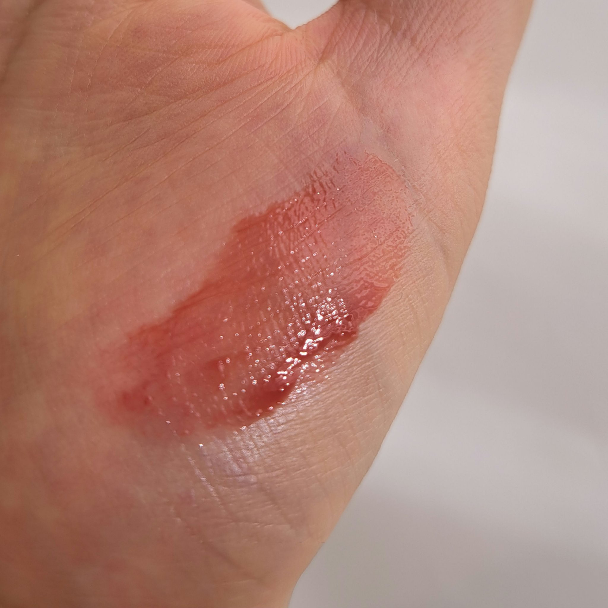 ロウグロウジェルティント R026 ローズプレッソ/hince/リップティントを使ったクチコミ（2枚目）