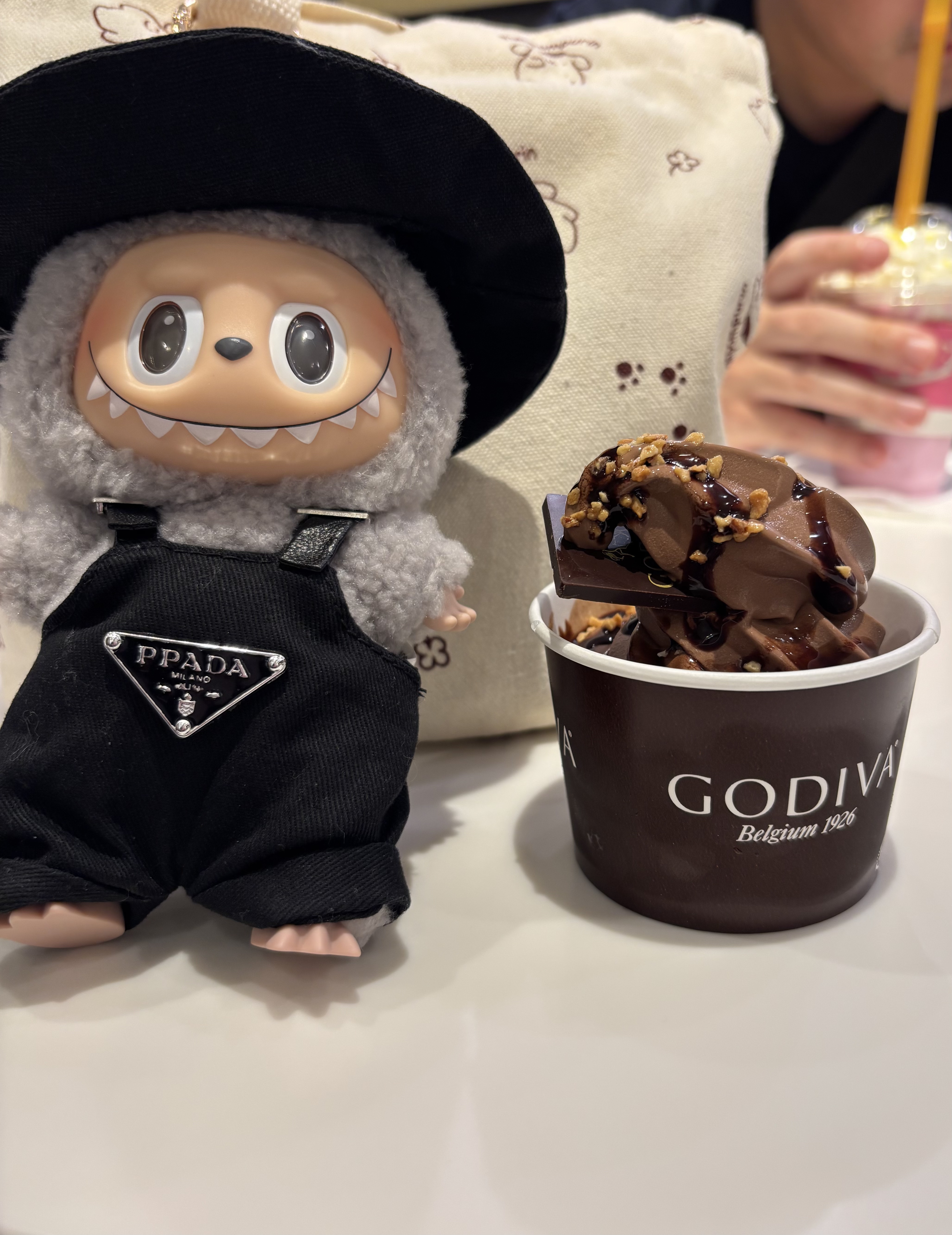 ホワイトピーチショコリキサー/GODIVA/その他食品を使ったクチコミ（1枚目）