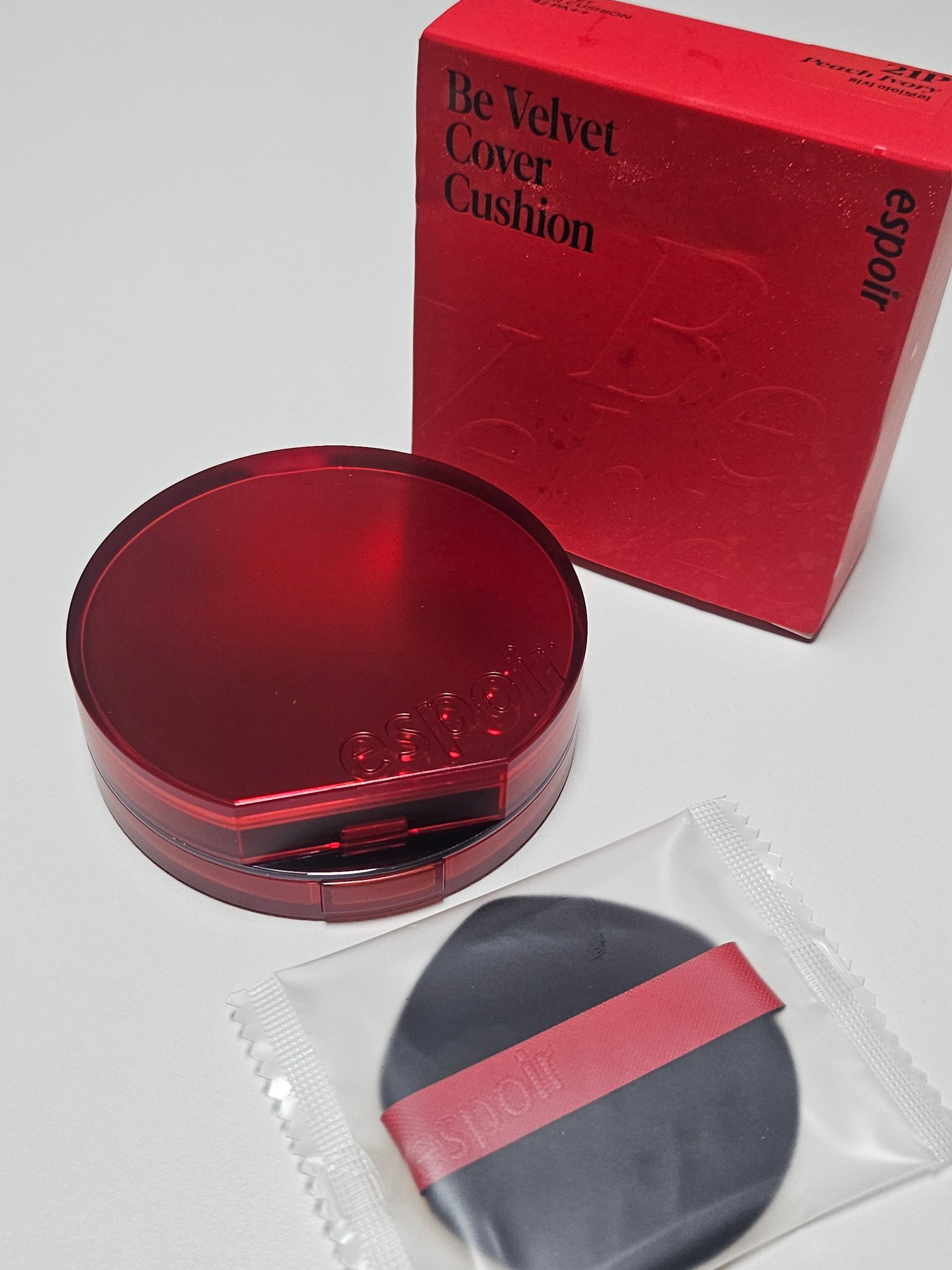 ビーベルベットカバークッション/espoir/クッションファンデーションを使ったクチコミ（1枚目）