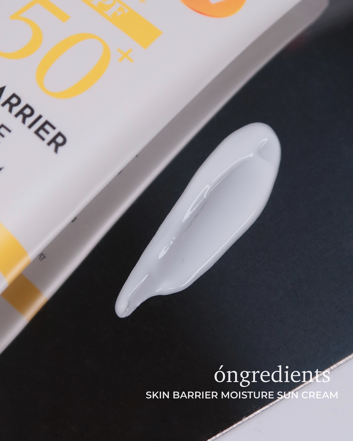 スキンバリアモイスチャーサンクリーム/Ongredients/日焼け止めクリームを使ったクチコミ（3枚目）