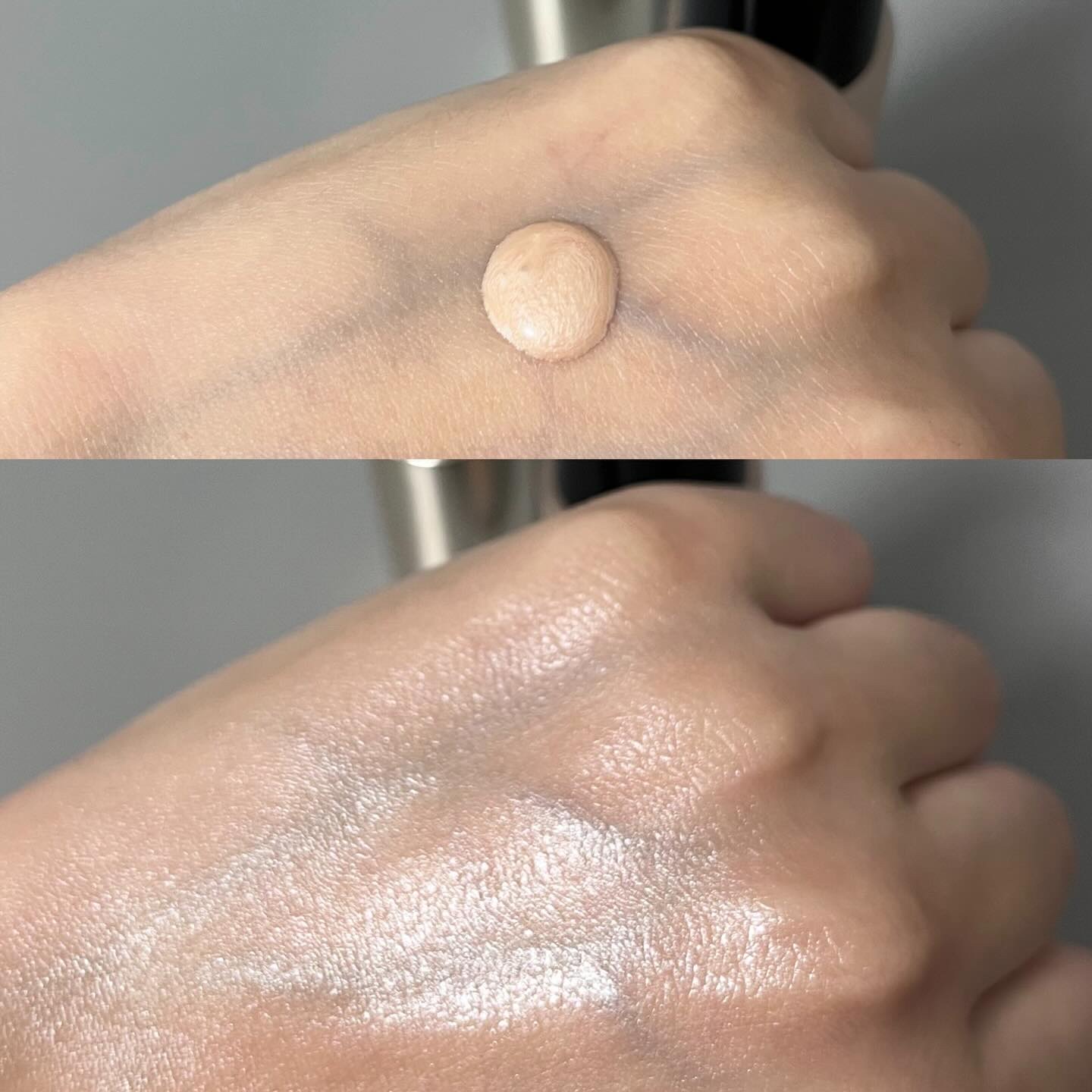 スキンフィニッシュ ライトストラック リキッド ハイライター/M・A・C/リキッドハイライトを使ったクチコミ（3枚目）