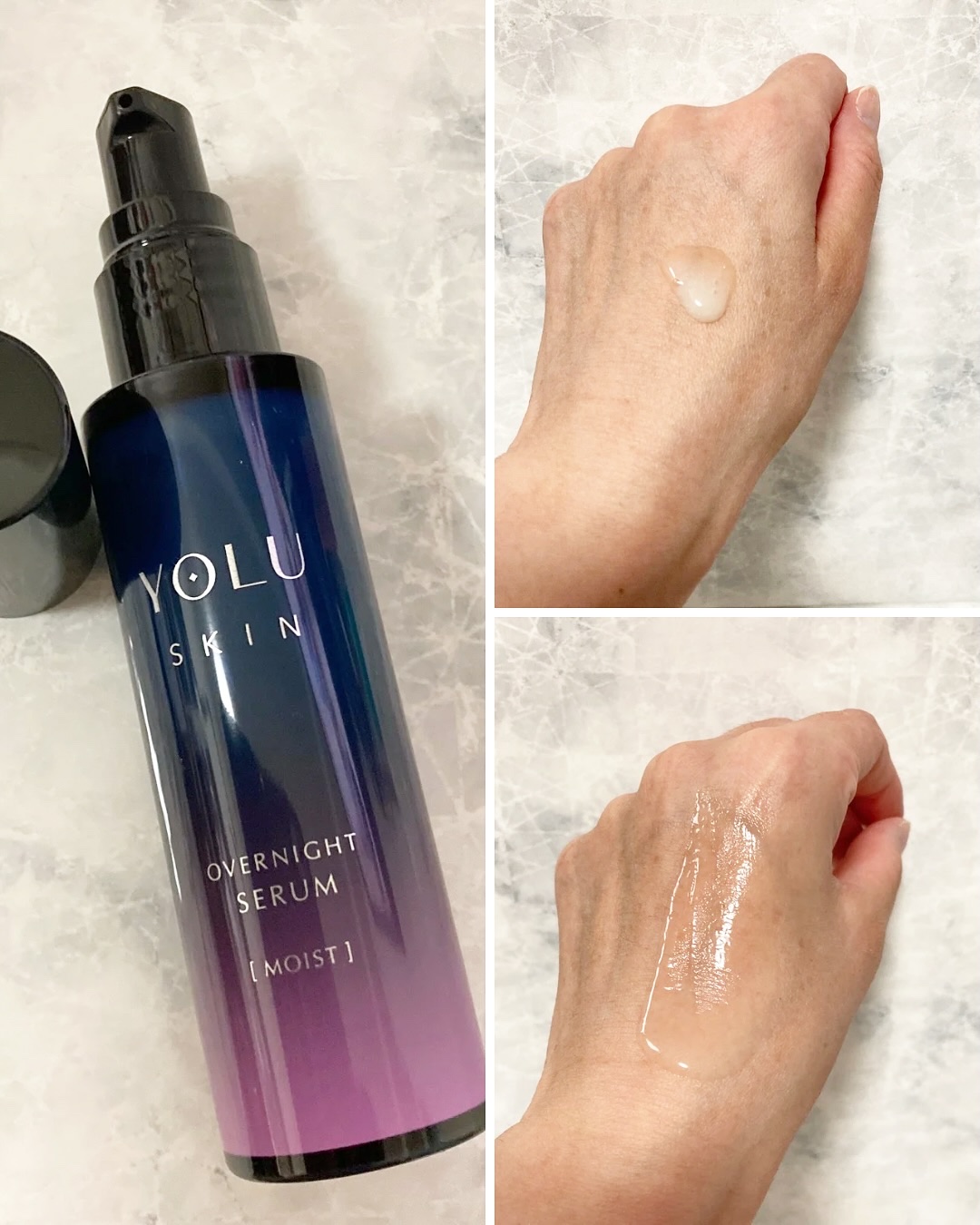 ヨル スキン オーバーナイトセラム モイスト/YOLU/美容液を使ったクチコミ（3枚目）