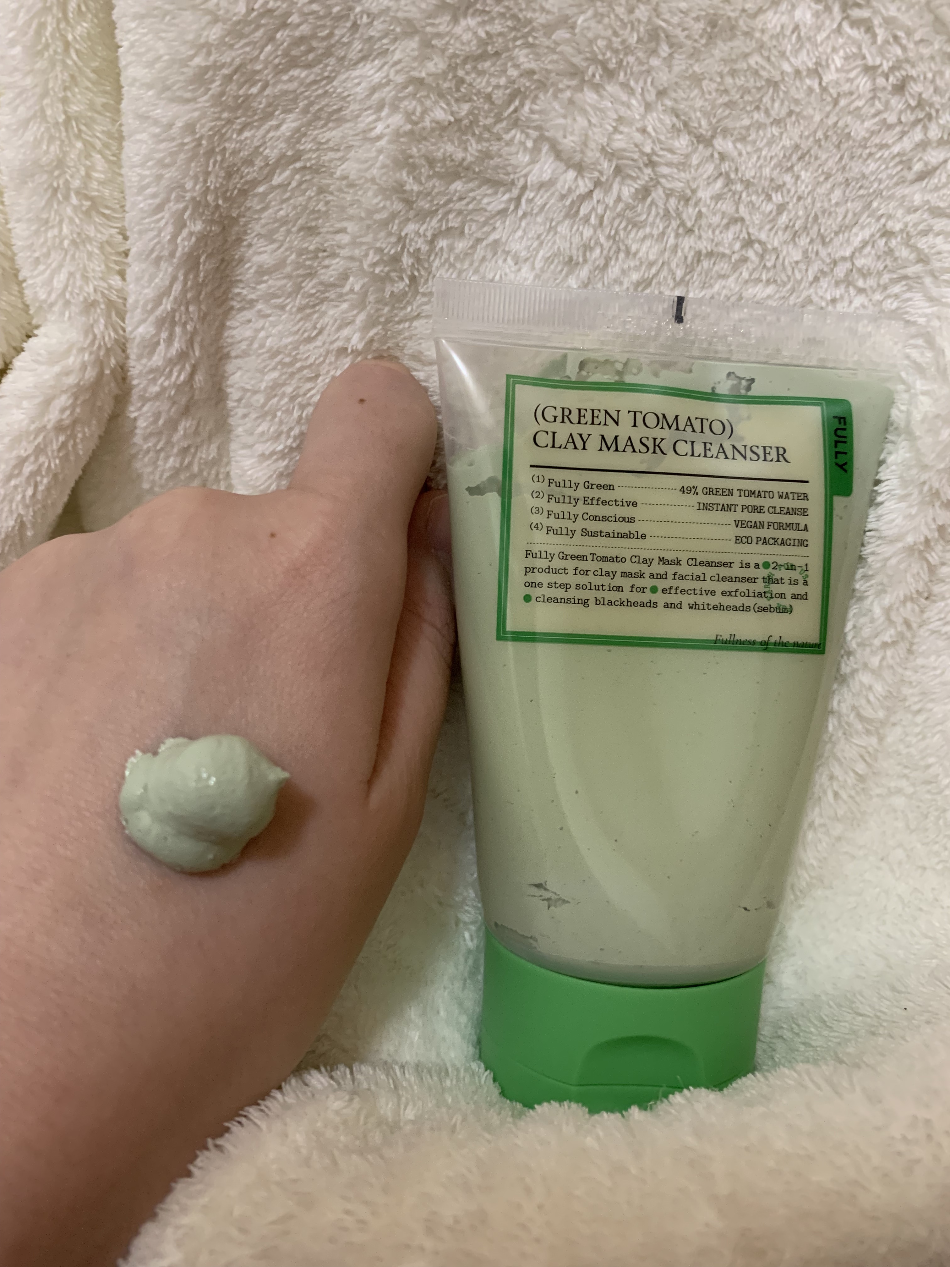 グリーントマトクリーム/FULLY/フェイスクリームを使ったクチコミ（2枚目）