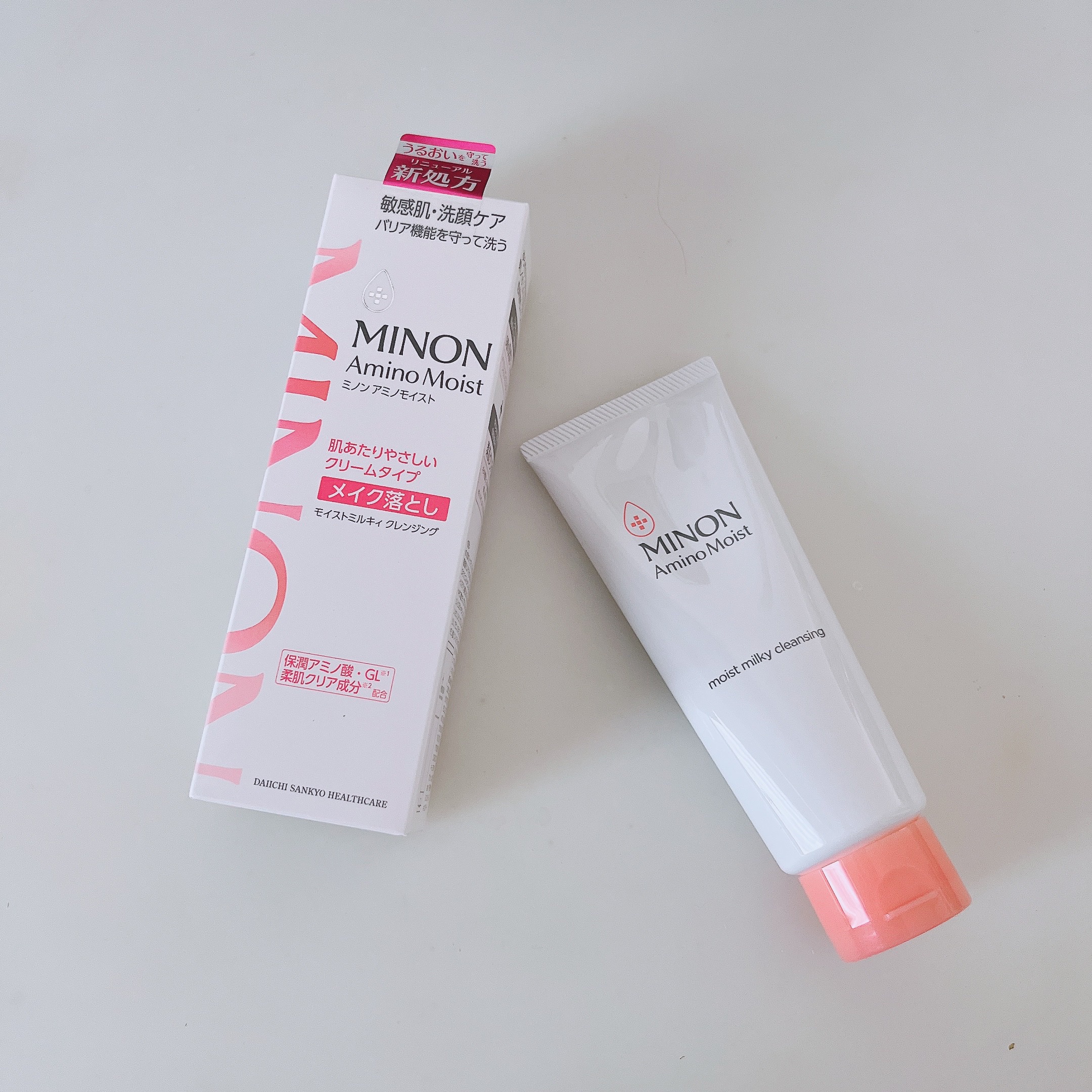 ミノン アミノモイスト モイストミルキィ クレンジング/ミノン/ミルククレンジングを使ったクチコミ（1枚目）