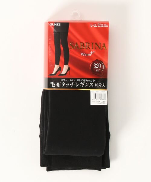 SABRINA 毛布タッチレギンス 10分丈