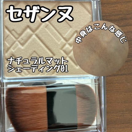 ナチュラルマットシェーディング/CEZANNE/シェーディングを使ったクチコミ(1枚目)