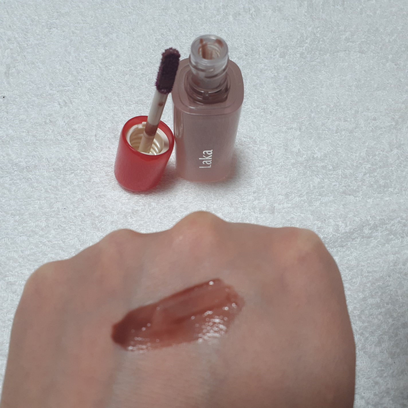 ポッピングバルーンティント/Laka/リップティントを使ったクチコミ(4枚目)