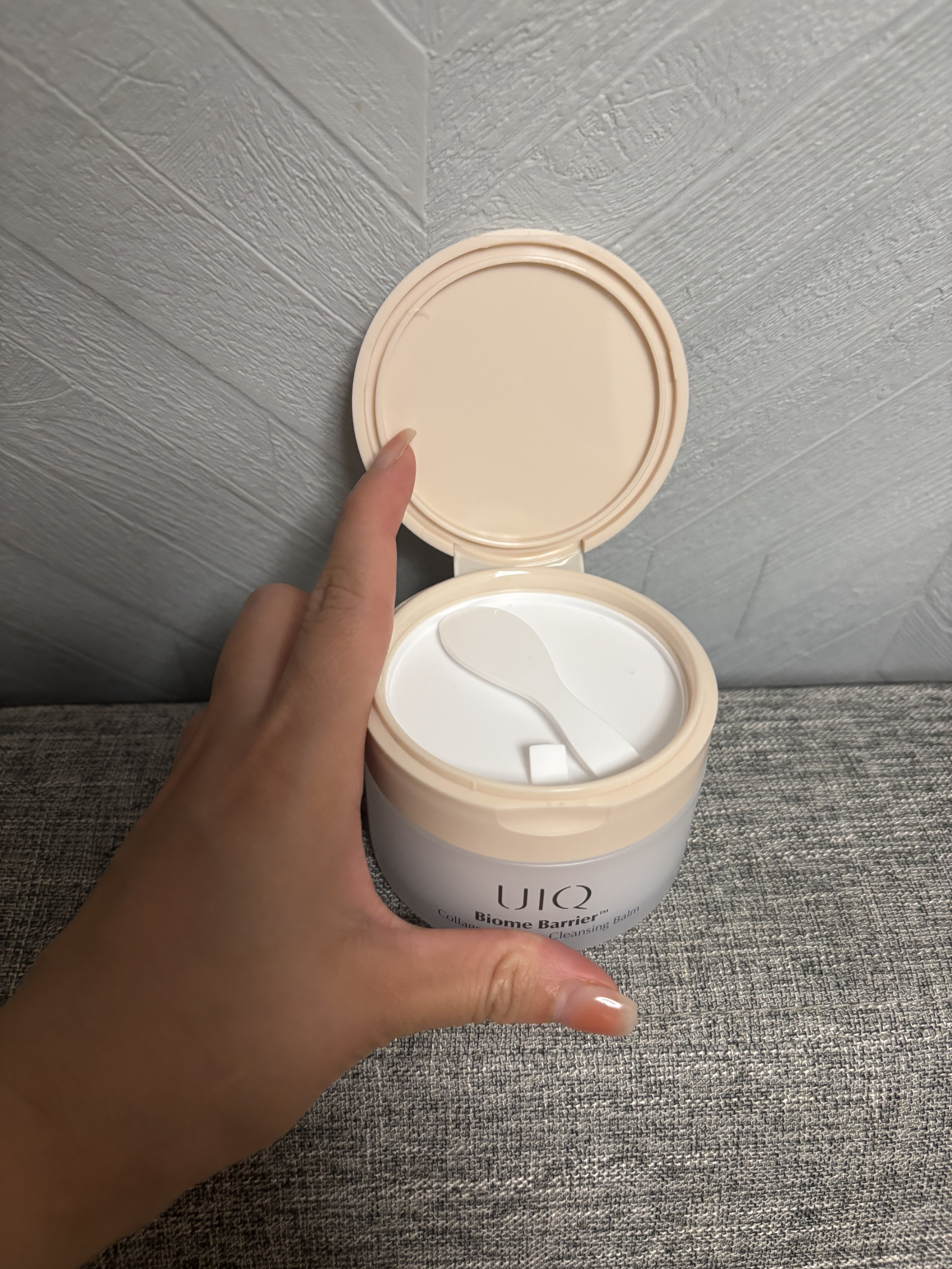 バイオームバリアコラーゲンファーミングクレンジングバーム/UIQ/クレンジングバームを使ったクチコミ（3枚目）