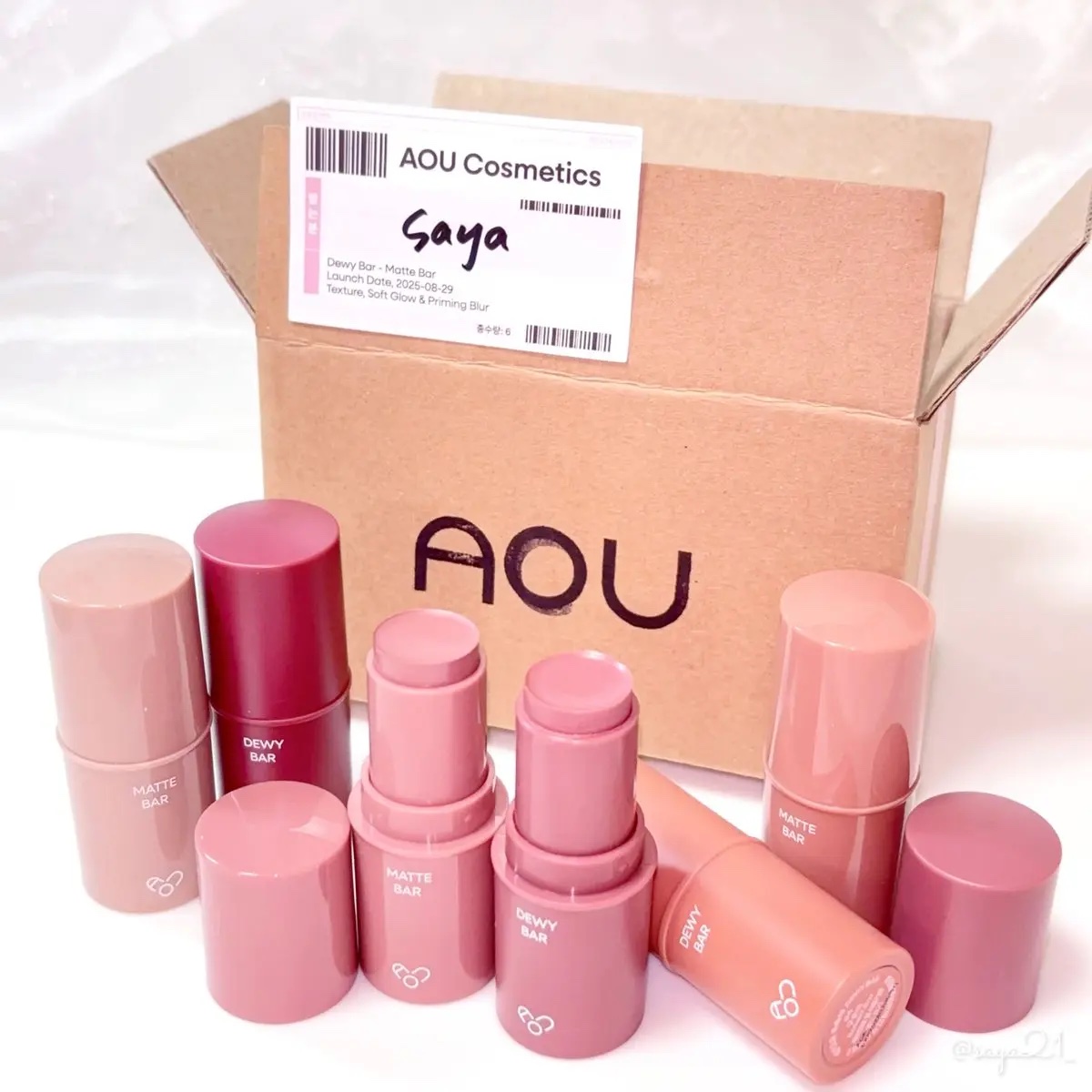 DEWY BAR/AOU/ジェル・クリームチークを使ったクチコミ（1枚目）