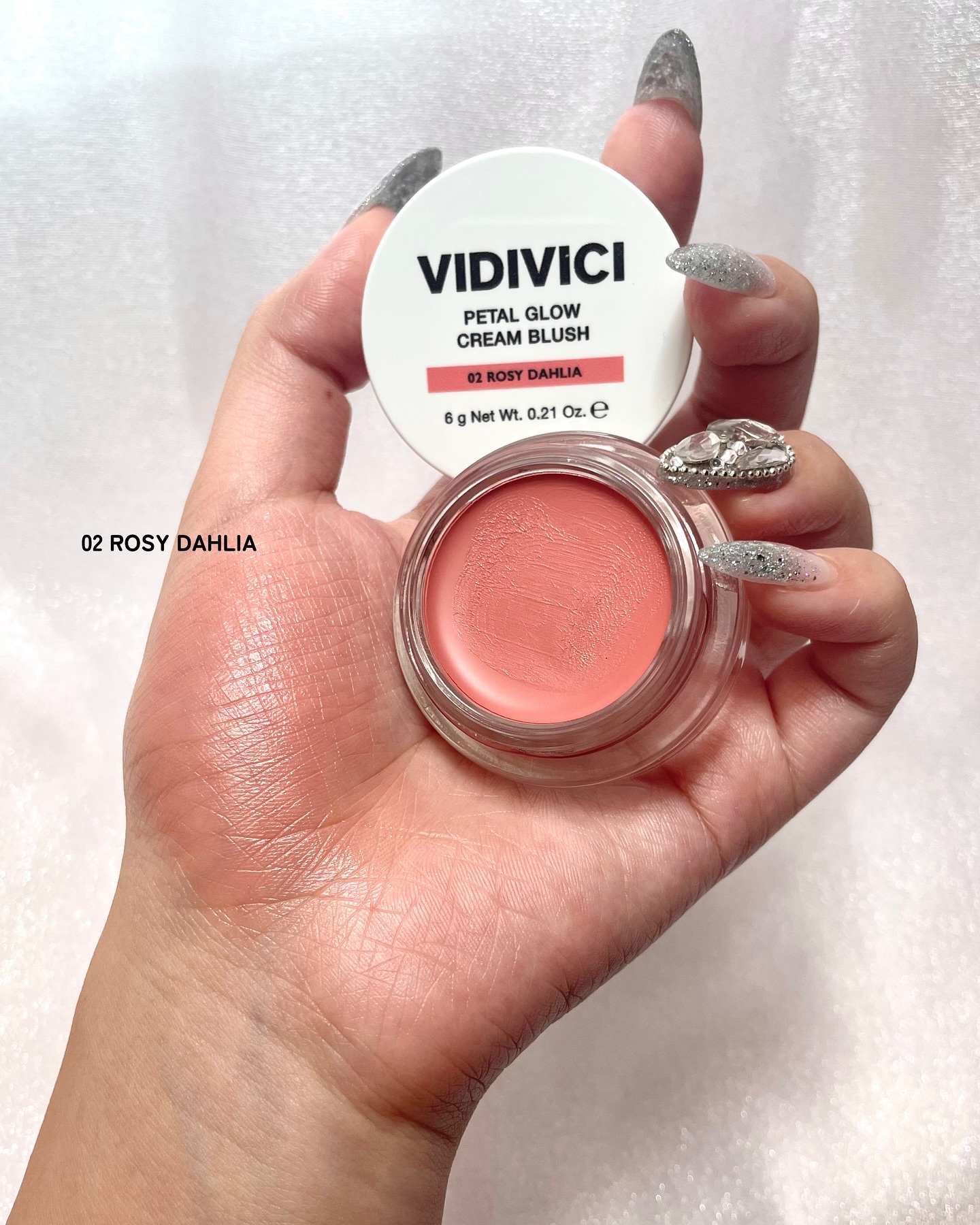 ペタルグロウクリームチーク/VIDIVICI/ジェル・クリームチークを使ったクチコミ（3枚目）