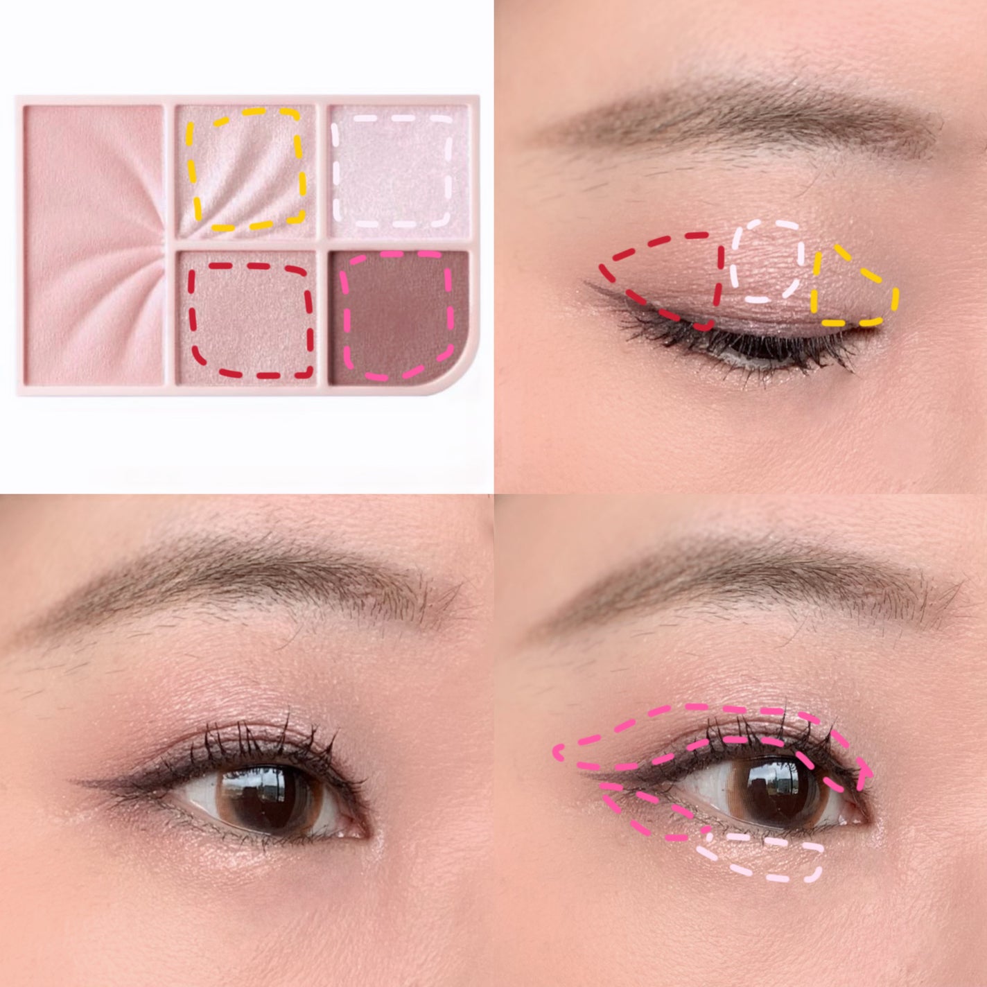 フェイスアイパレット/CEZANNE/アイシャドウを使ったクチコミ(5枚目)