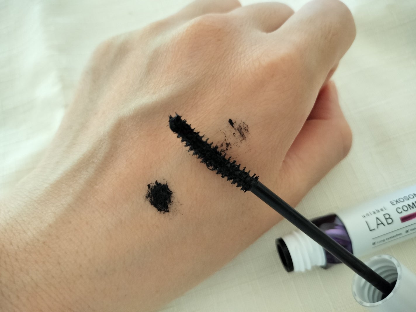 * a y a * on LIPS 「アンレーベルラボEXコンプリートマスカラBKで購入しました。こ..」(4枚目)