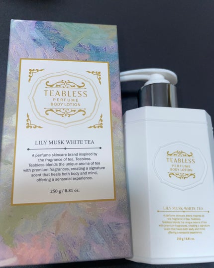 パフュームボディローション リリィムスクホワイトティー/TEABLESS/ボディローションを使ったクチコミ(2枚目)