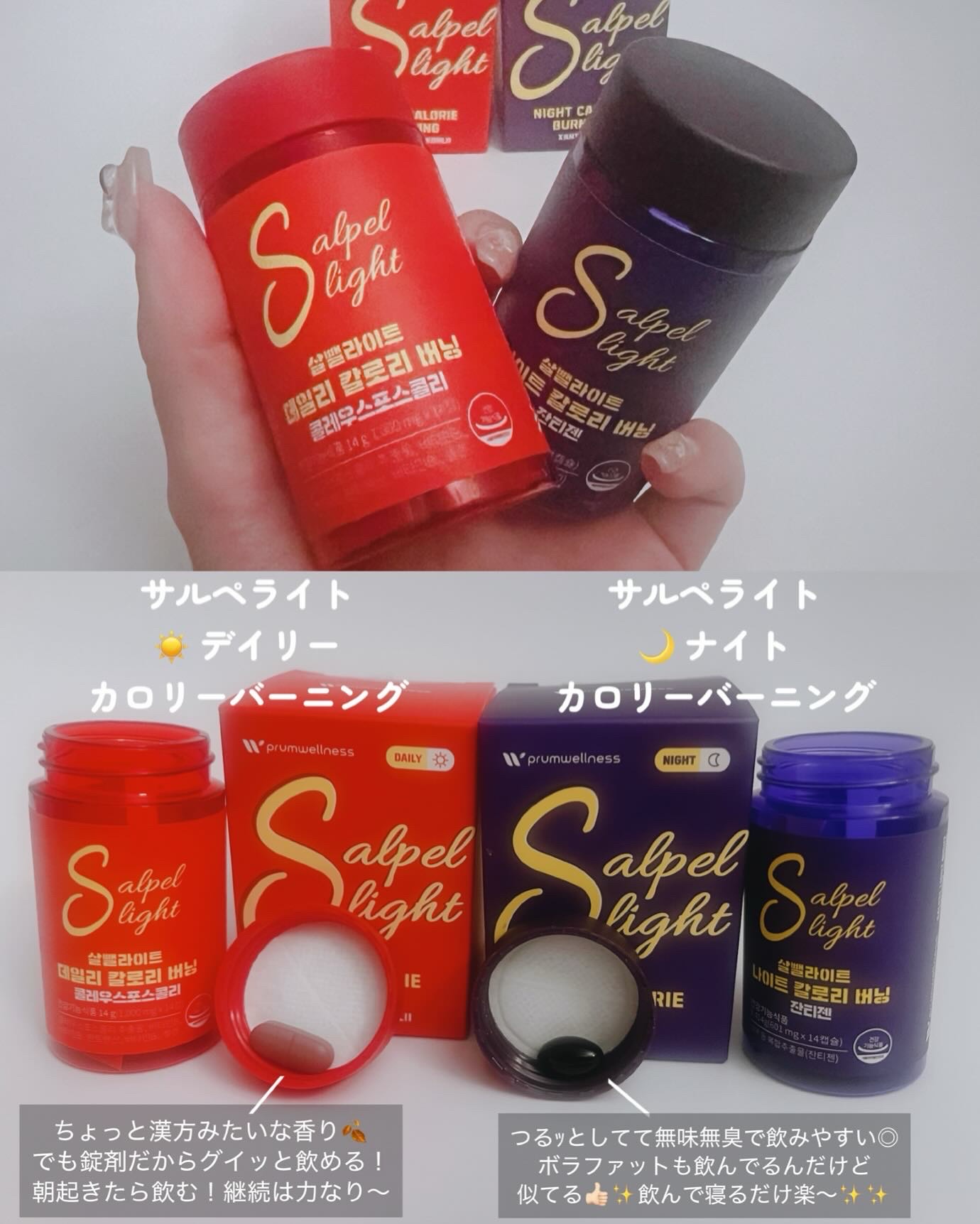 サルペライト デイリーカロリーバーニング コレウスフォルスコリ/PRUMWELLNESS/ボディサプリメントを使ったクチコミ（2枚目）