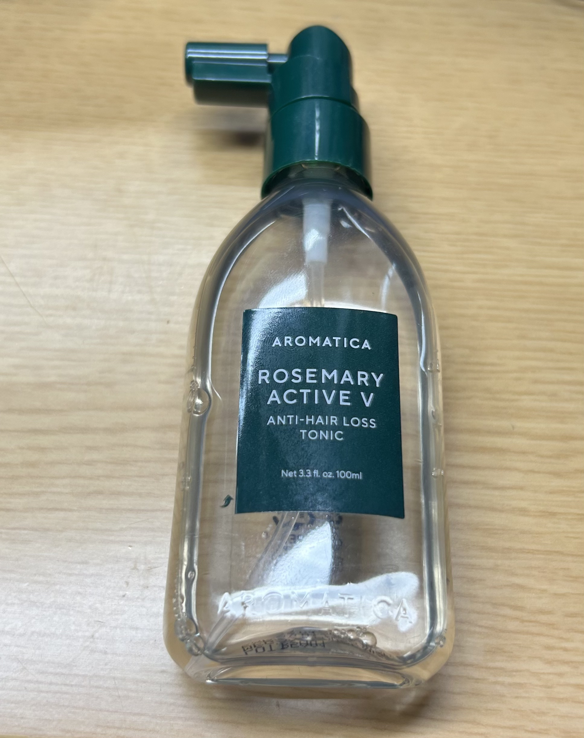 ローズマリーアクティブV アンチヘアロストニック/AROMATICA/頭皮ローションを使ったクチコミ（1枚目）