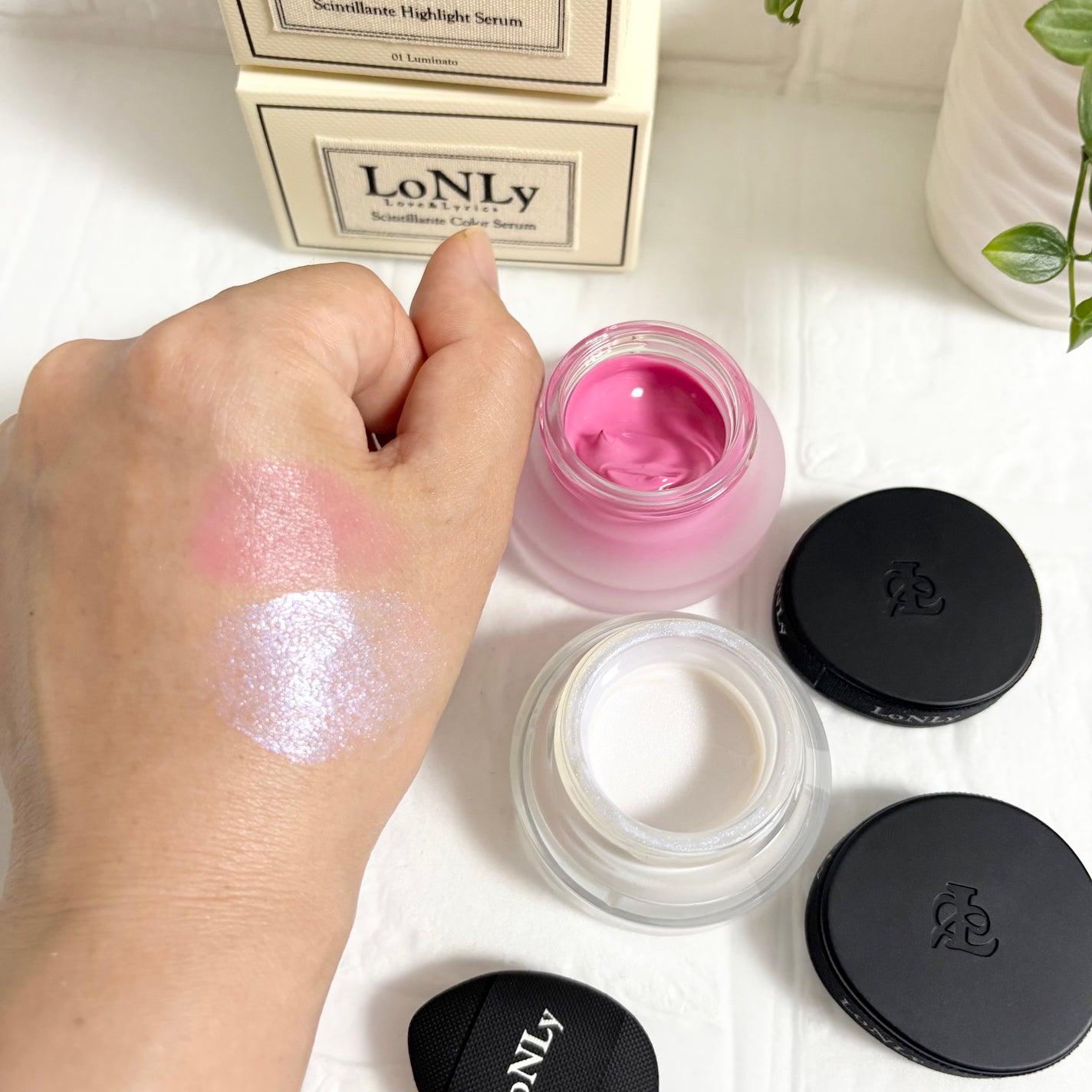 LoNLy シンティランテカラーセラム/LoNLy /リキッドチークを使ったクチコミ(4枚目)
