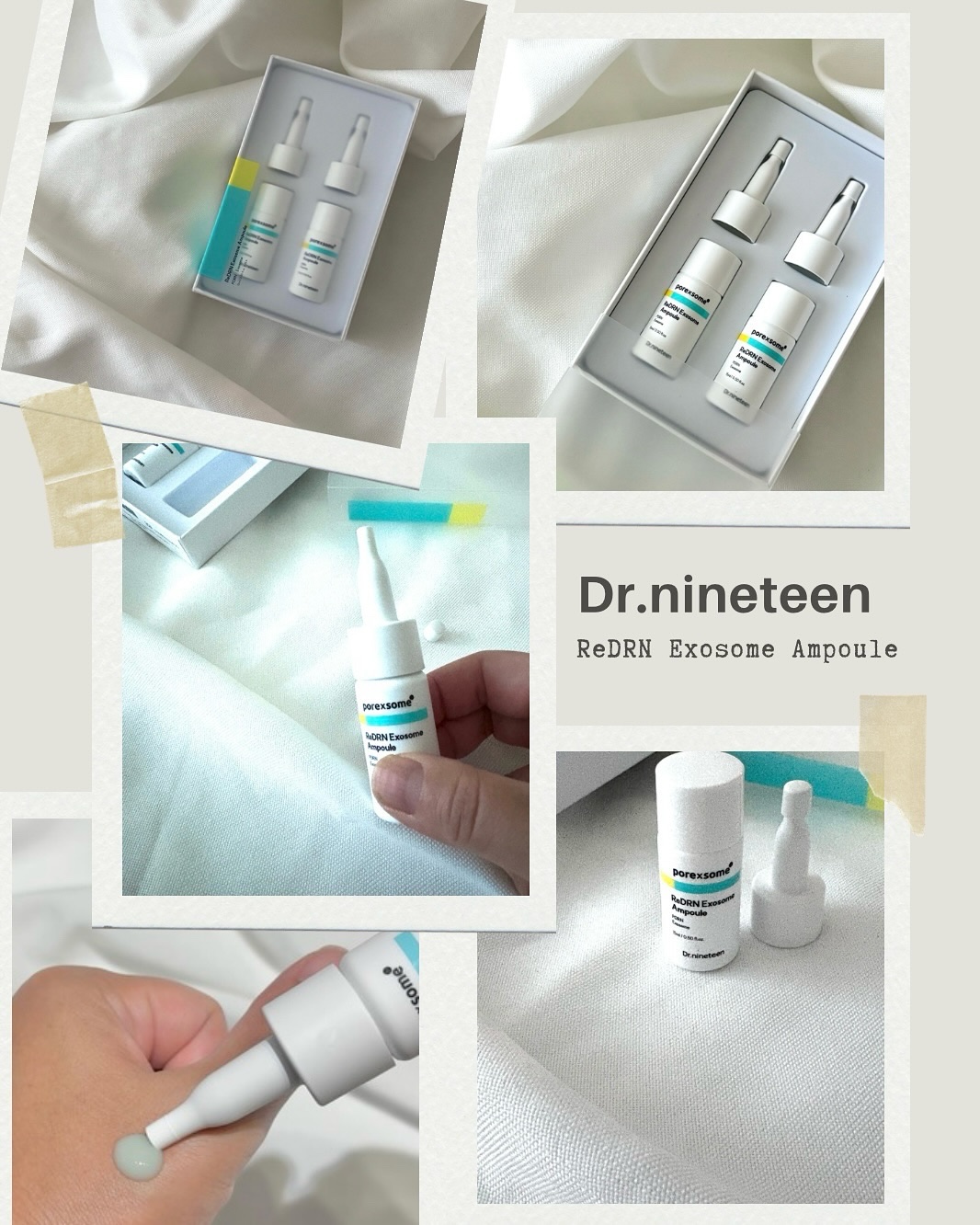 ReDRNエクソソームアンプル/Dr.nineteen/美容液を使ったクチコミ（1枚目）