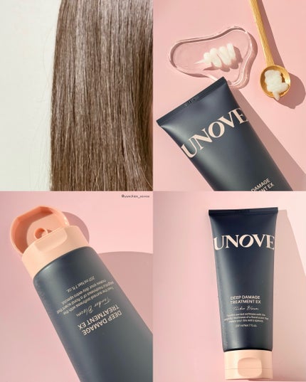 ディープダメージトリートメントEX/UNOVE/洗い流すヘアトリートメントを使ったクチコミ(4枚目)