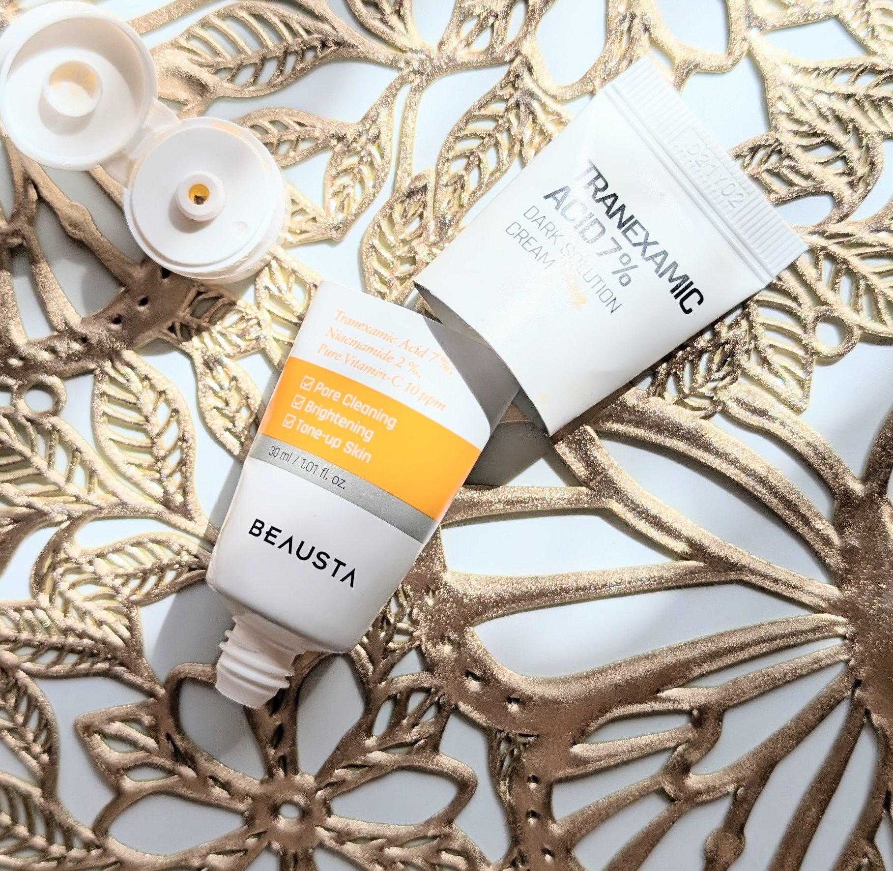 トラネキサム酸7%ダークソリューションクリーム/BEAUSTA/フェイスクリームを使ったクチコミ（1枚目）