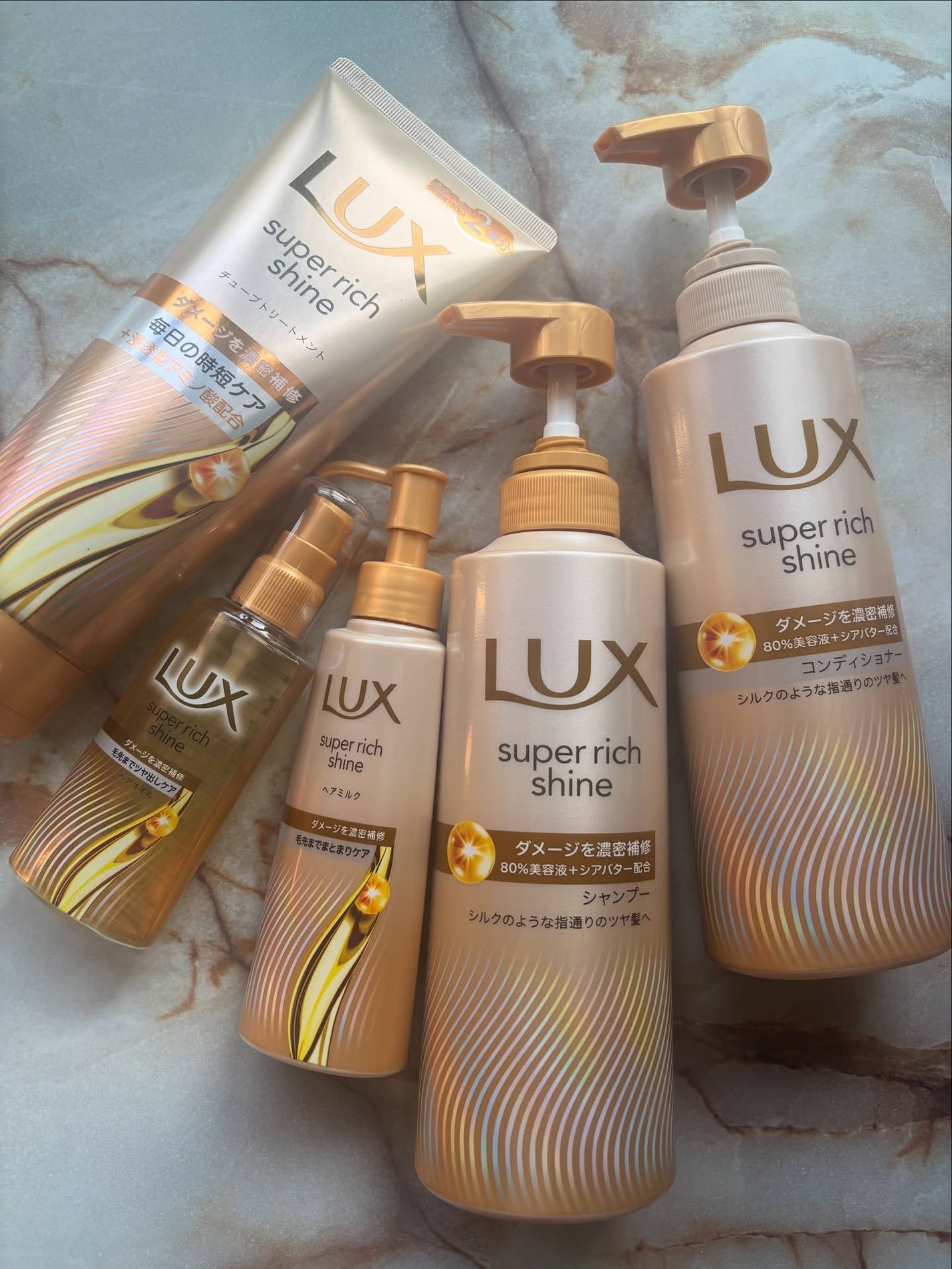 スーパーリッチシャイン ダメージリペア 補修シャンプー / 補修コンディショナー/LUX/市販シャンプーを使ったクチコミ(1枚目)