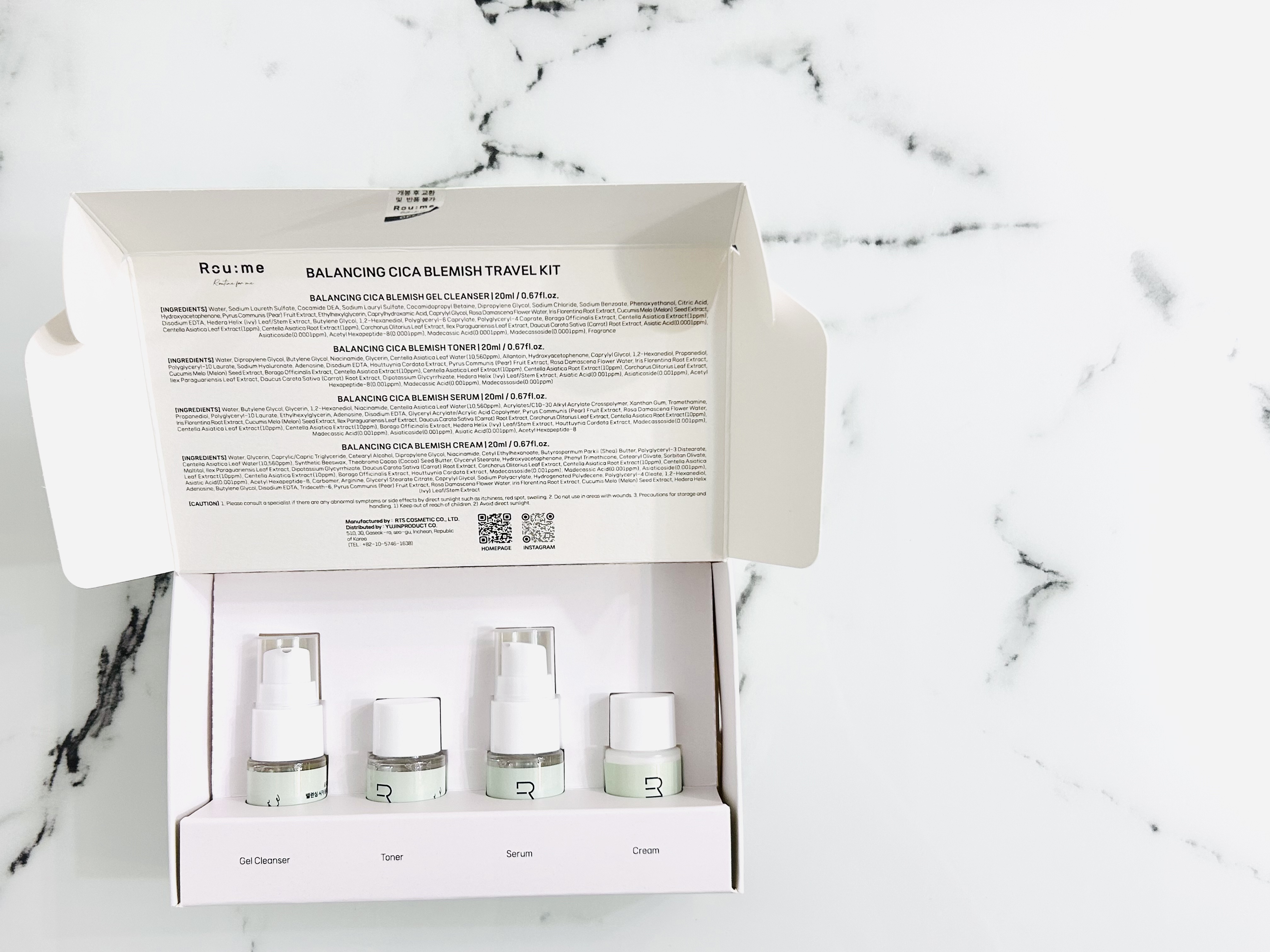 バランシング シカ ブレミッシュ トラベルキット/Roume/スキンケアキットを使ったクチコミ（2枚目）