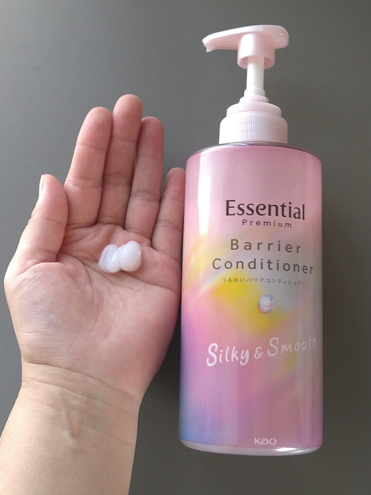 エッセンシャルプレミアム バリアシャンプー・コンディショナー シルキー&スムース/エッセンシャル/市販シャンプーを使ったクチコミ(3枚目)