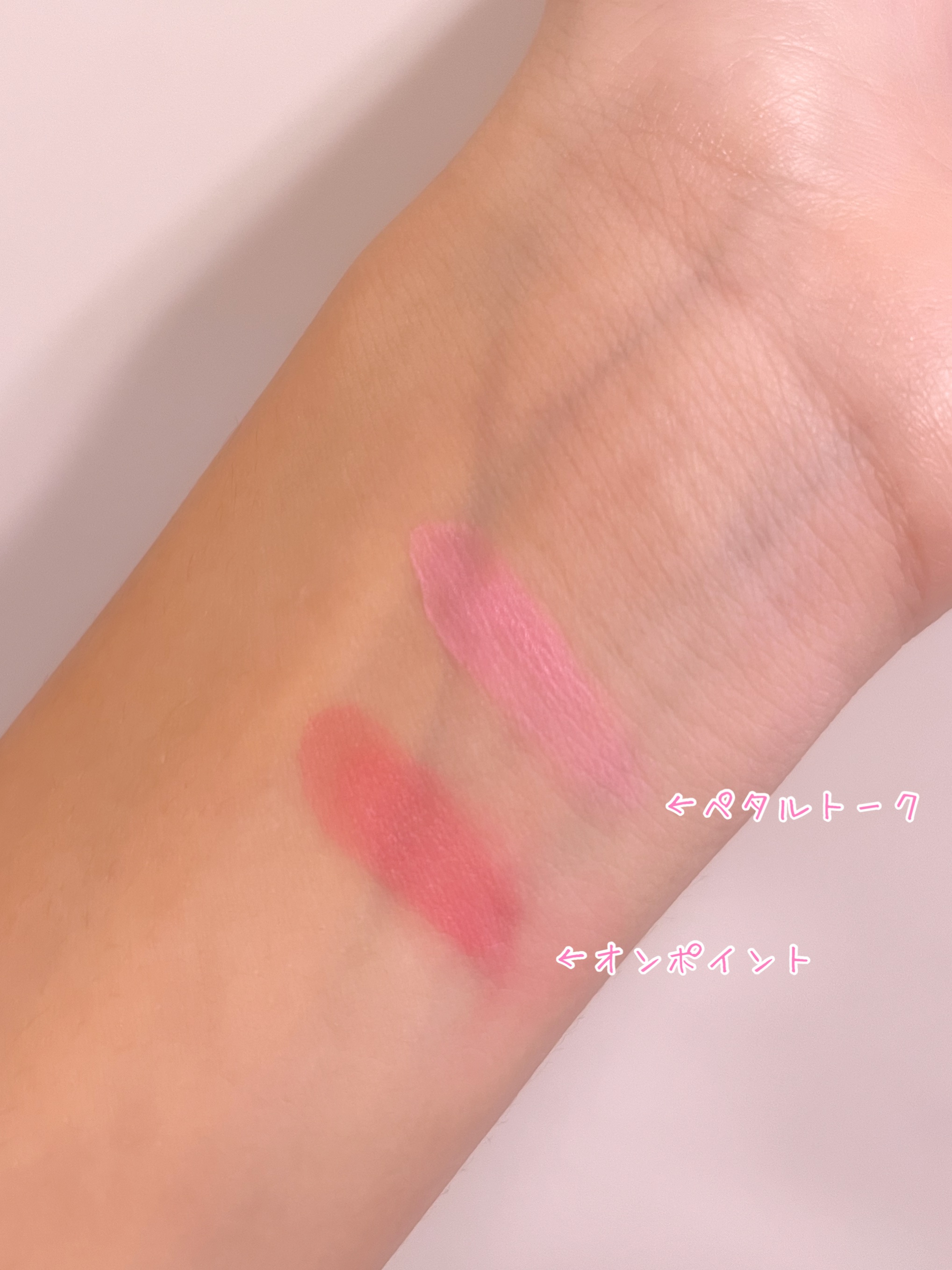 シーグラム カラーブルーム リキッドブラッシュ オンポイント(On Point)/SHEGLAM/リキッドチークを使ったクチコミ（2枚目）