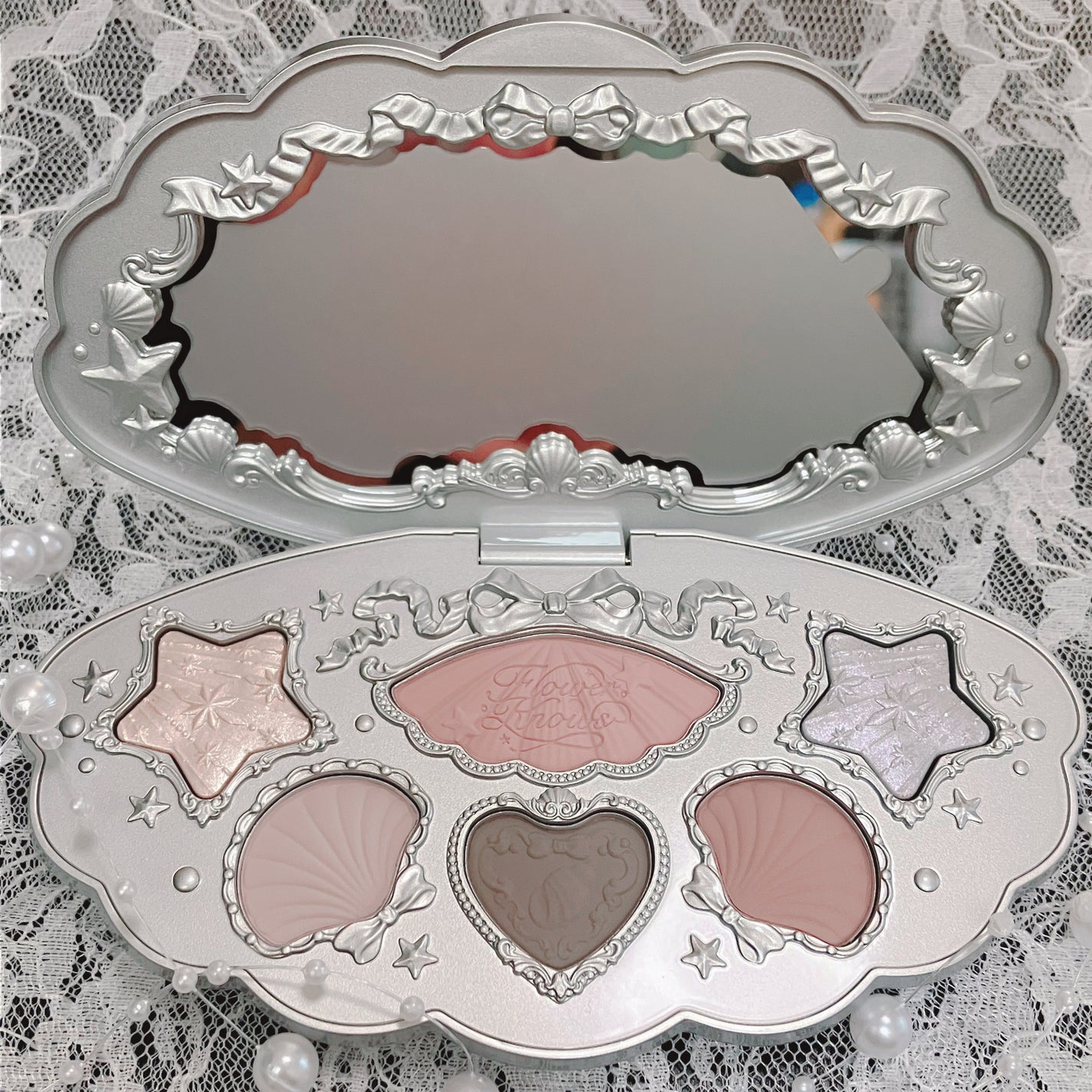 シェルズジュエルコレクション 6色アイシャドウパレット/FlowerKnows/アイシャドウパレットを使ったクチコミ(2枚目)