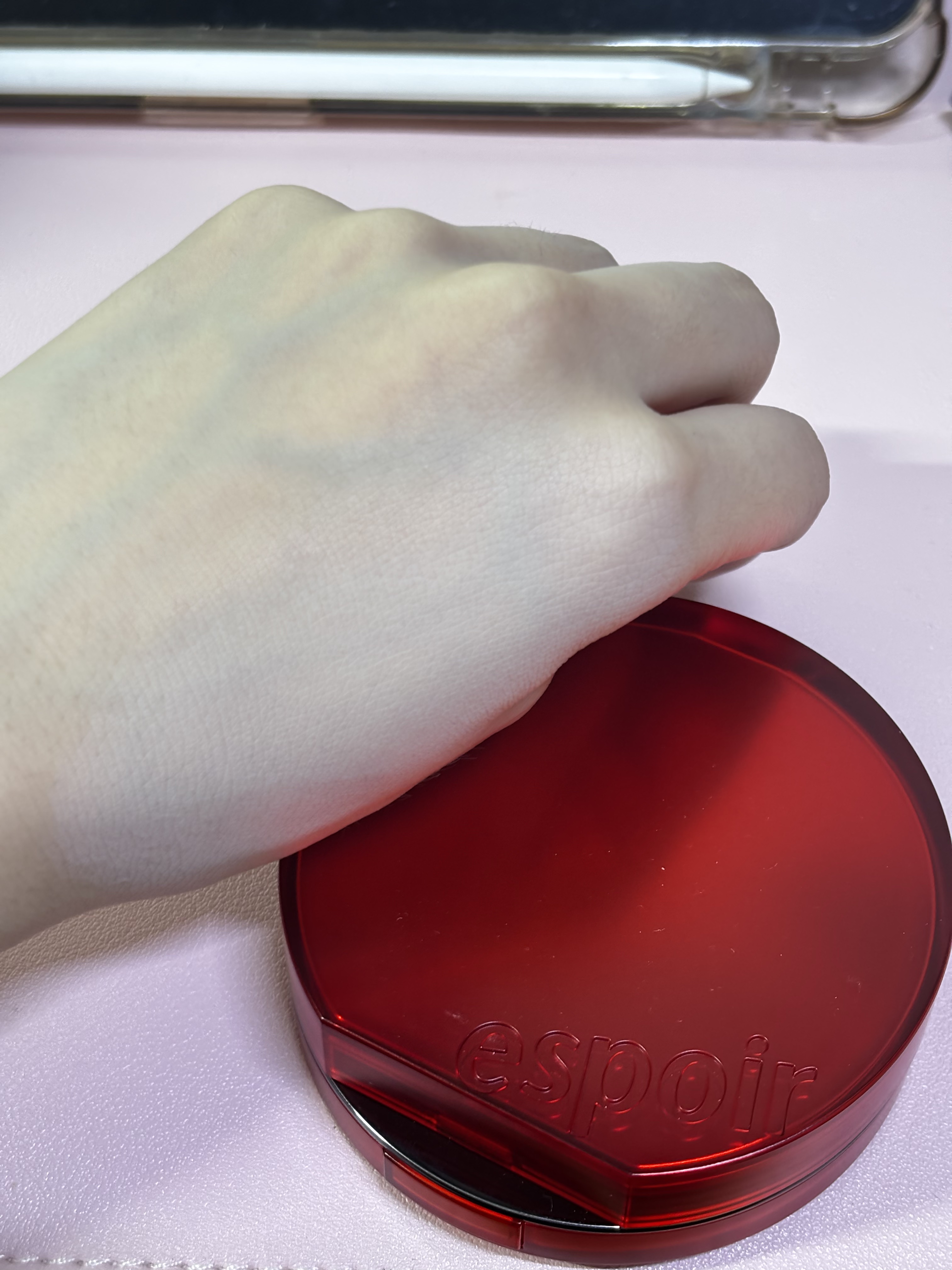 ビーベルベットカバークッション/espoir/クッションファンデーションを使ったクチコミ（1枚目）