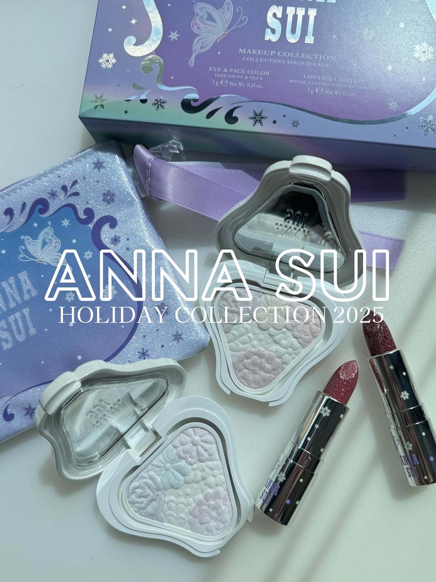 美的 on LIPS 「アナスイのクリスマスコフレ2025の情報が解禁されました🦋❄️..」(1枚目)