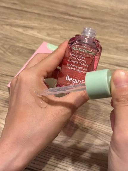 Pink Guava Glutathione Blemish Serum/BeginS by JUNGSAEMMOOL/美容液を使ったクチコミ(3枚目)