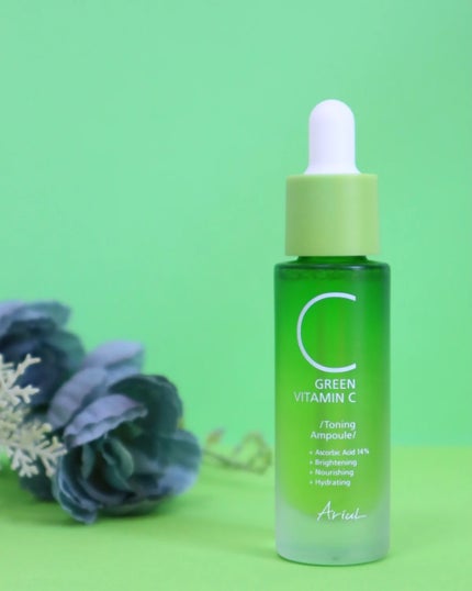 アリウル グリーンビタミンC トーニングセラム(アンプル)/Ariul/美容液を使ったクチコミ(2枚目)