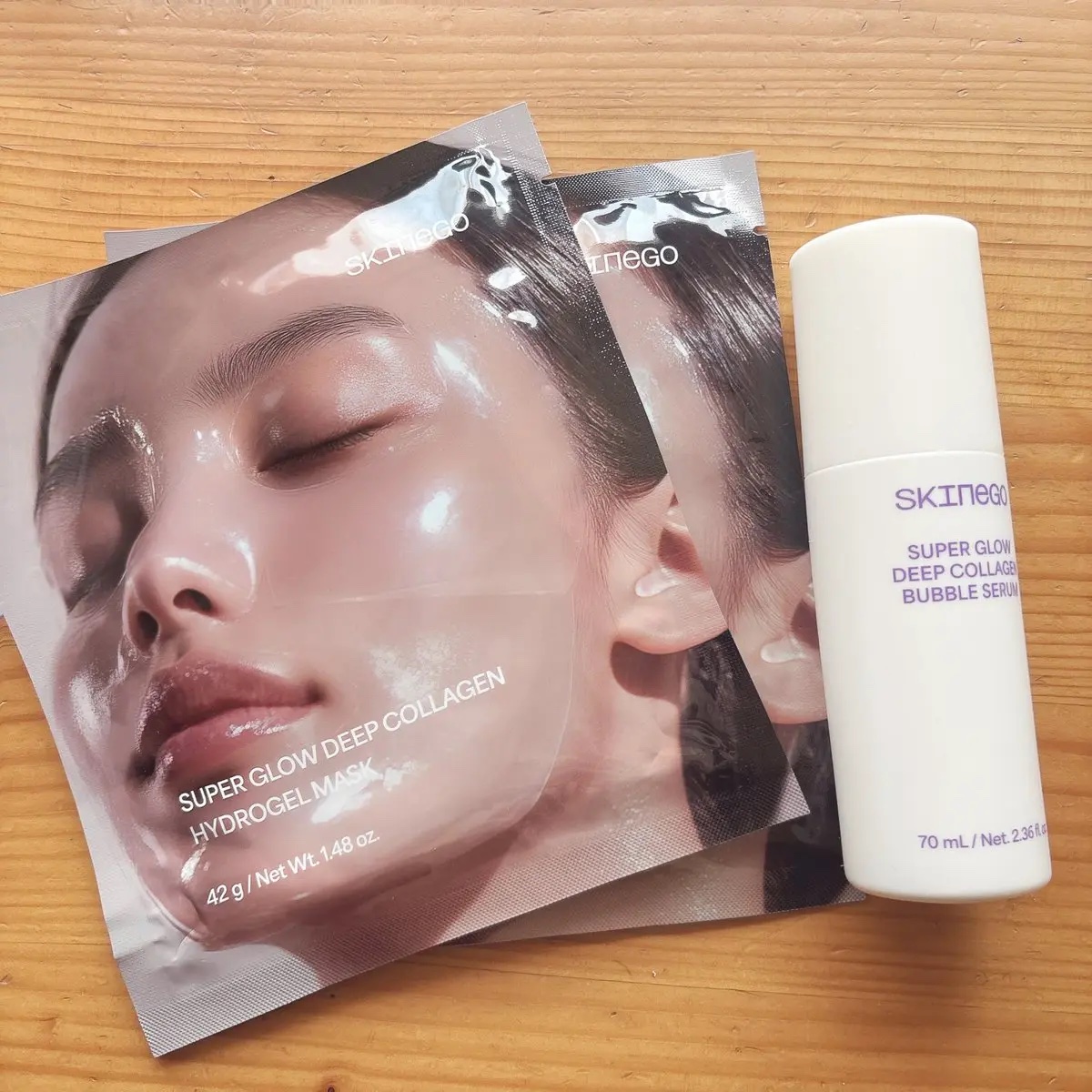 
♡SKINEGO SUPER GLOW DEEP COLLAGEN HYDROGEL MASK 4EA ＆SUPER GLOW DEEP COLLAGEN BUBBLE SERUM♡

#pr #提供 
#SKINEGO 様からを頂きまし