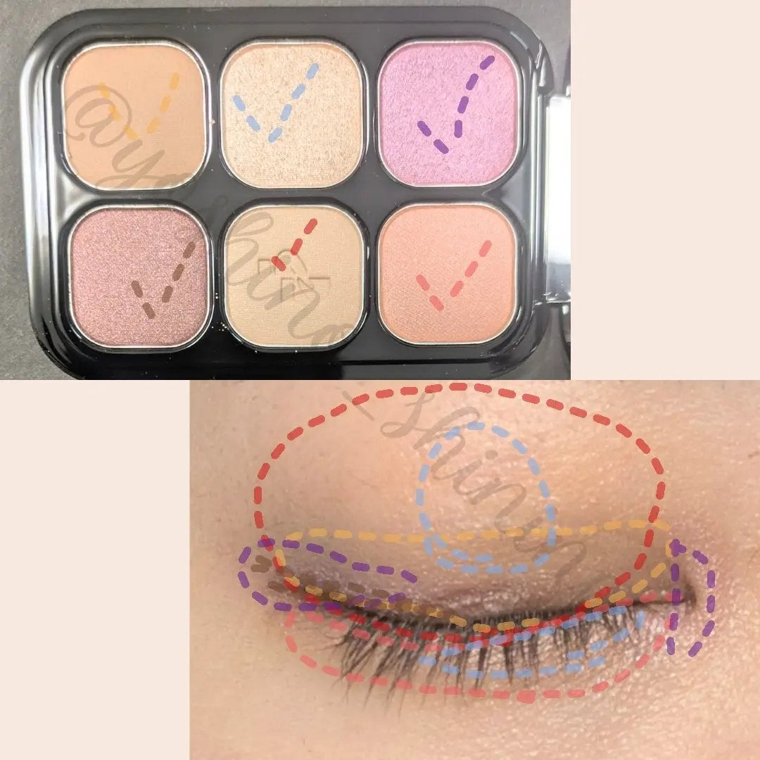 オッドバランスアイパレット/TWO SLASH FOUR/アイシャドウパレットを使ったクチコミ(4枚目)