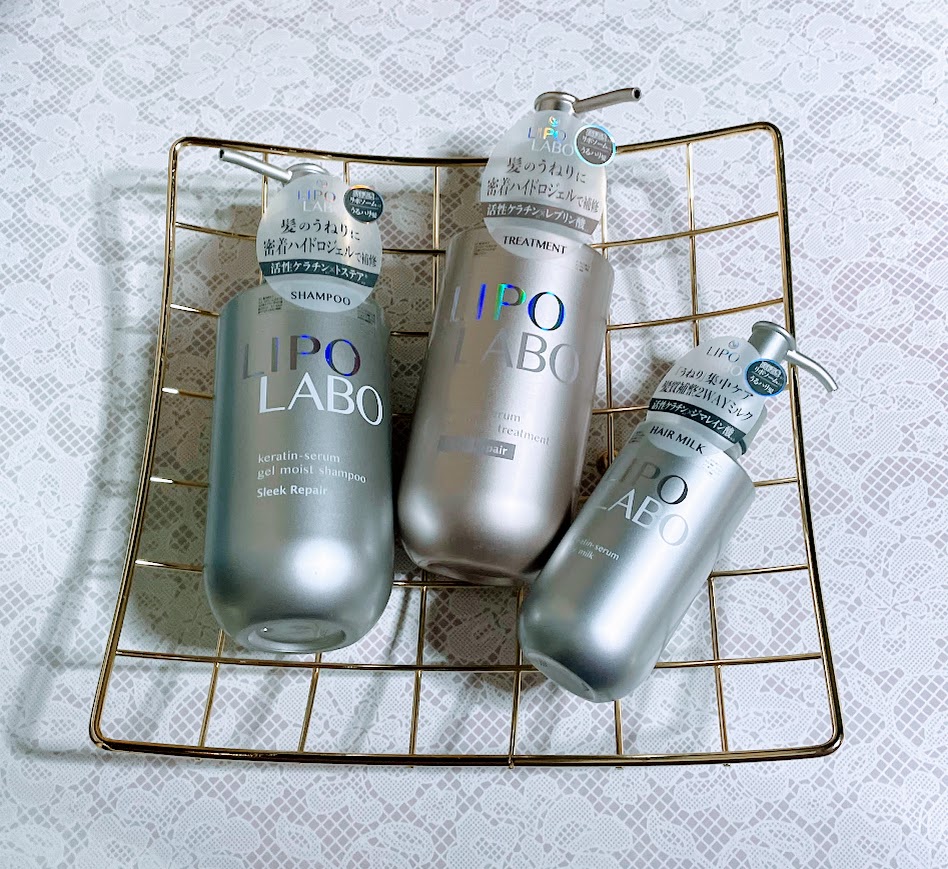 リポ ラボ ケラチンセラム ジェルモイスト シャンプー /トリートメントスリークリペア＊/LIPO　LABO/市販シャンプーを使ったクチコミ（1枚目）