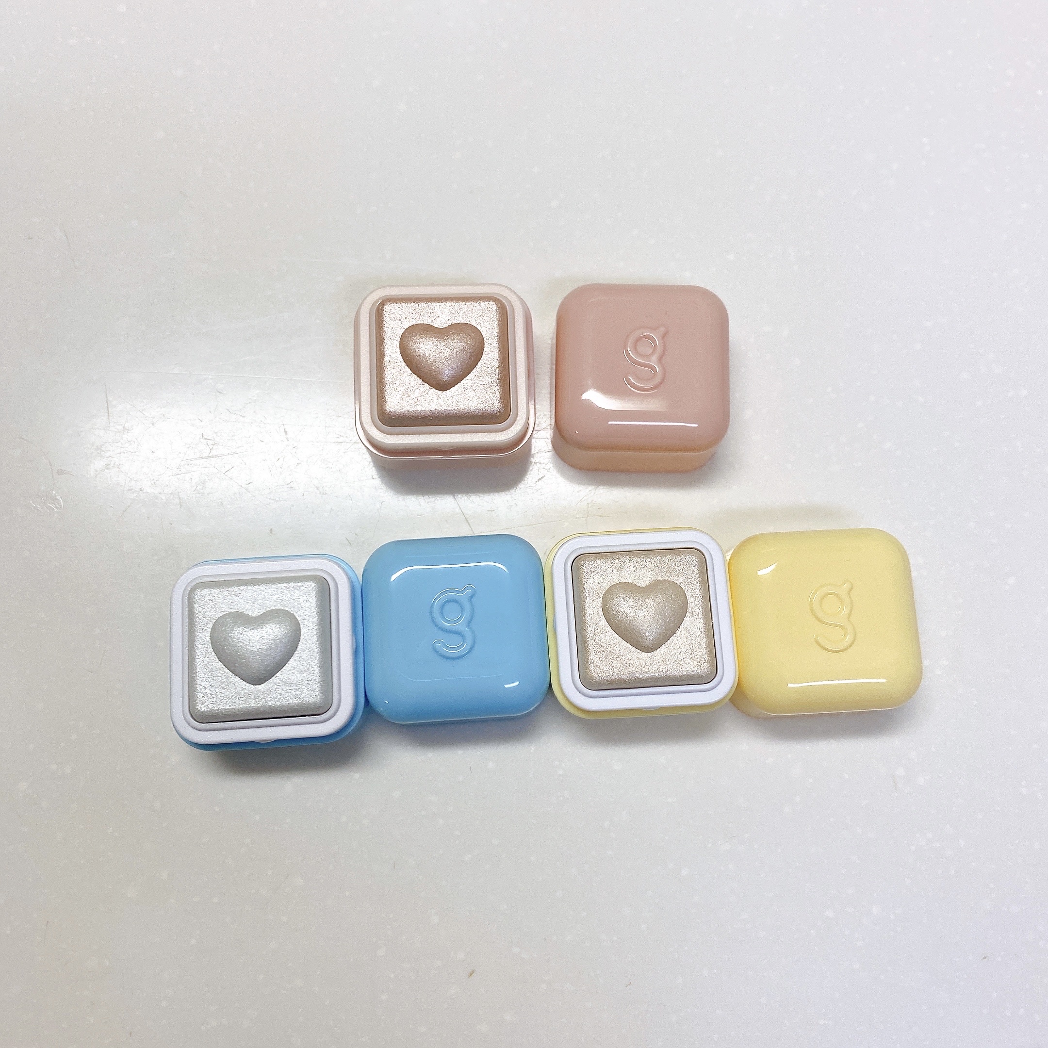 ミルクブリンハートライター/Colorgram/パウダーハイライトを使ったクチコミ（1枚目）