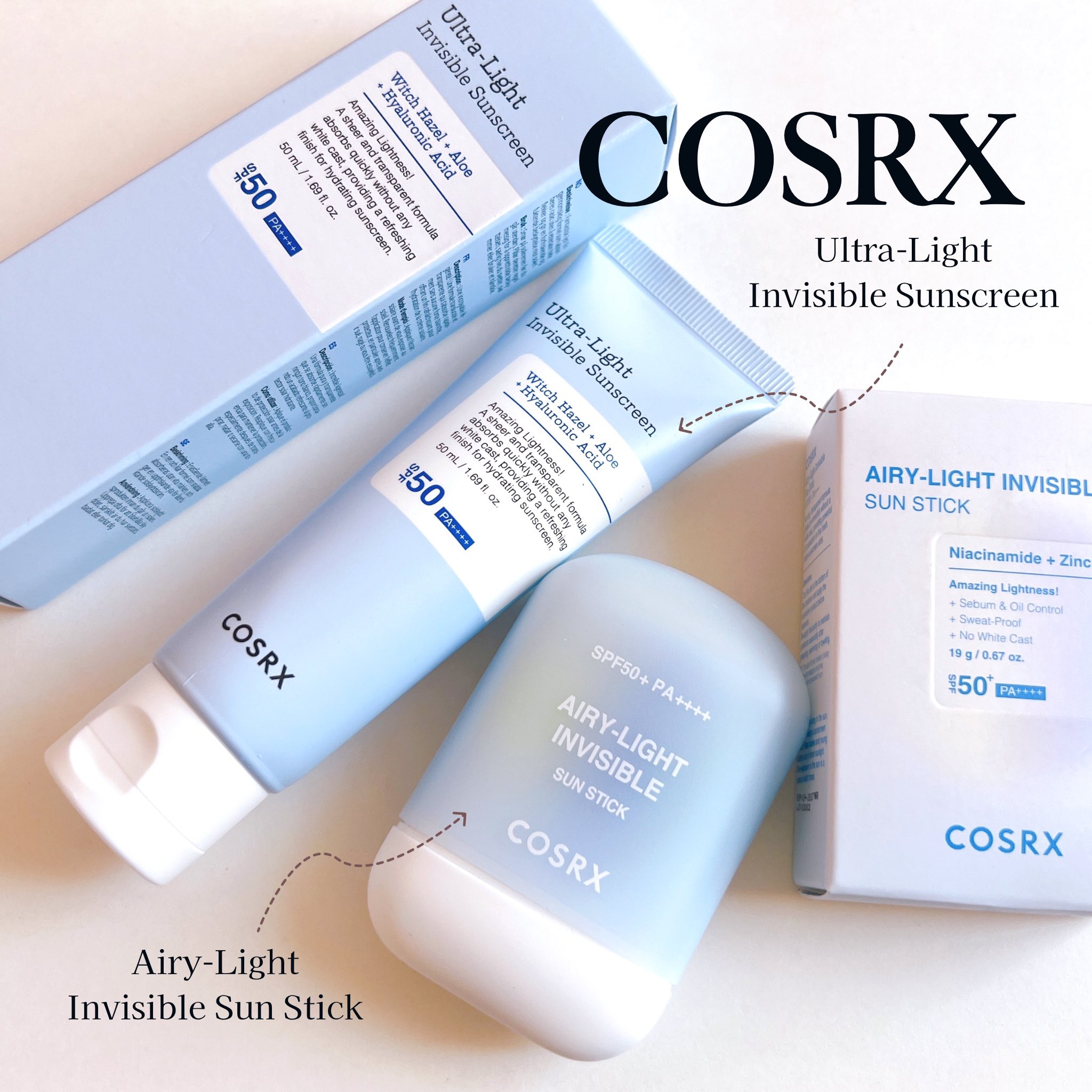 ウルトラライト透明UVクリーム/COSRX/日焼け止めクリームを使ったクチコミ（1枚目）