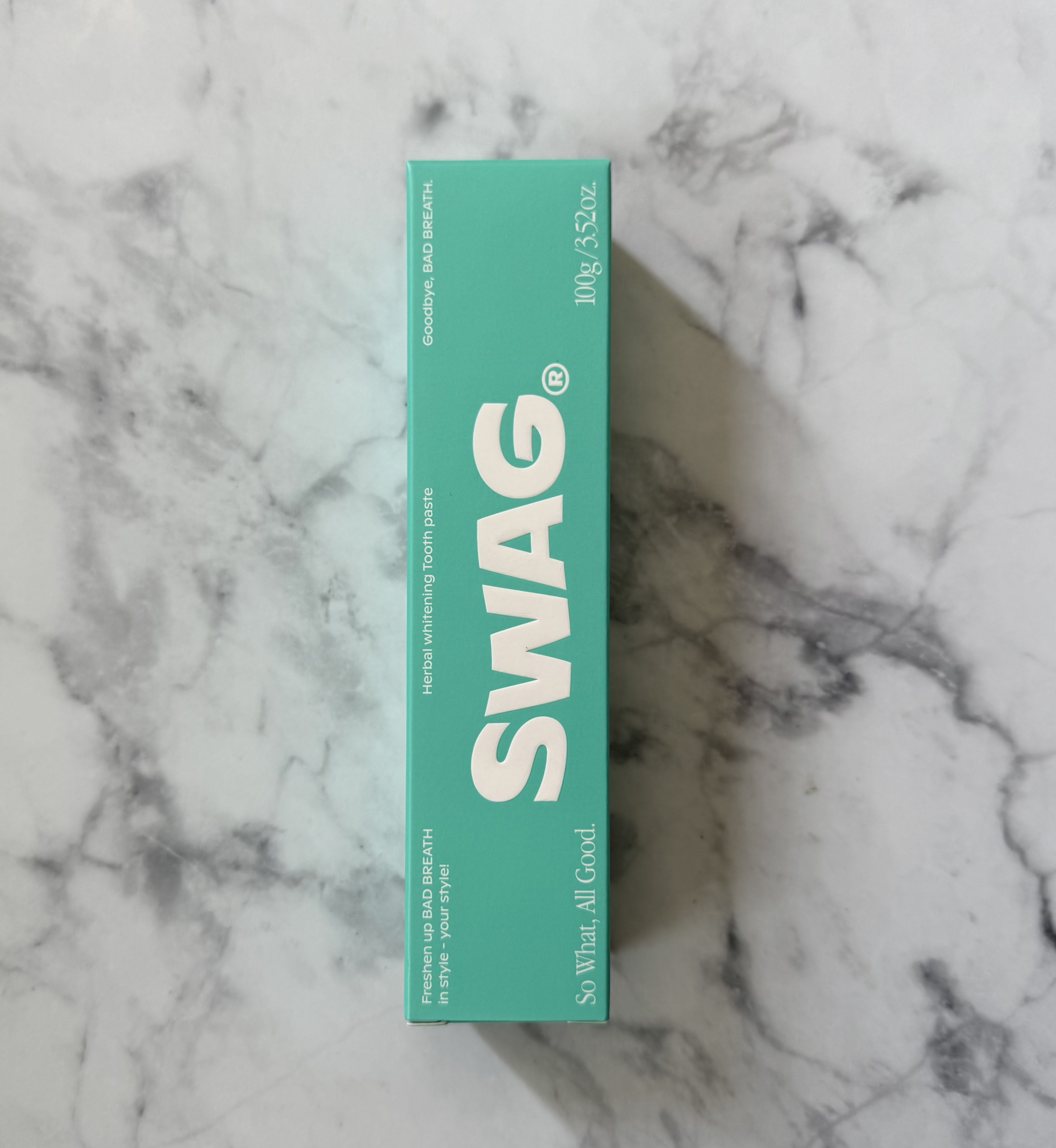 SWAG Tooth pasteのクチコミ「ふつう

ミントの刺激が強めの歯磨き粉と調べたら1番上に出てきたのでお昼に歯磨きをする時に口の.....」（1枚目）