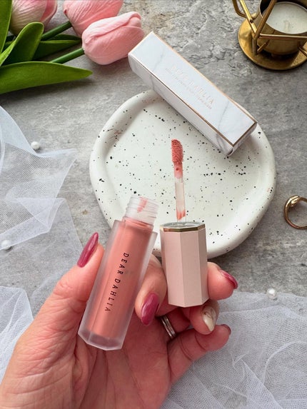 ペタルドロップリキッドブラッシャー/DEAR DAHLIA/リキッドチークを使ったクチコミ(3枚目)