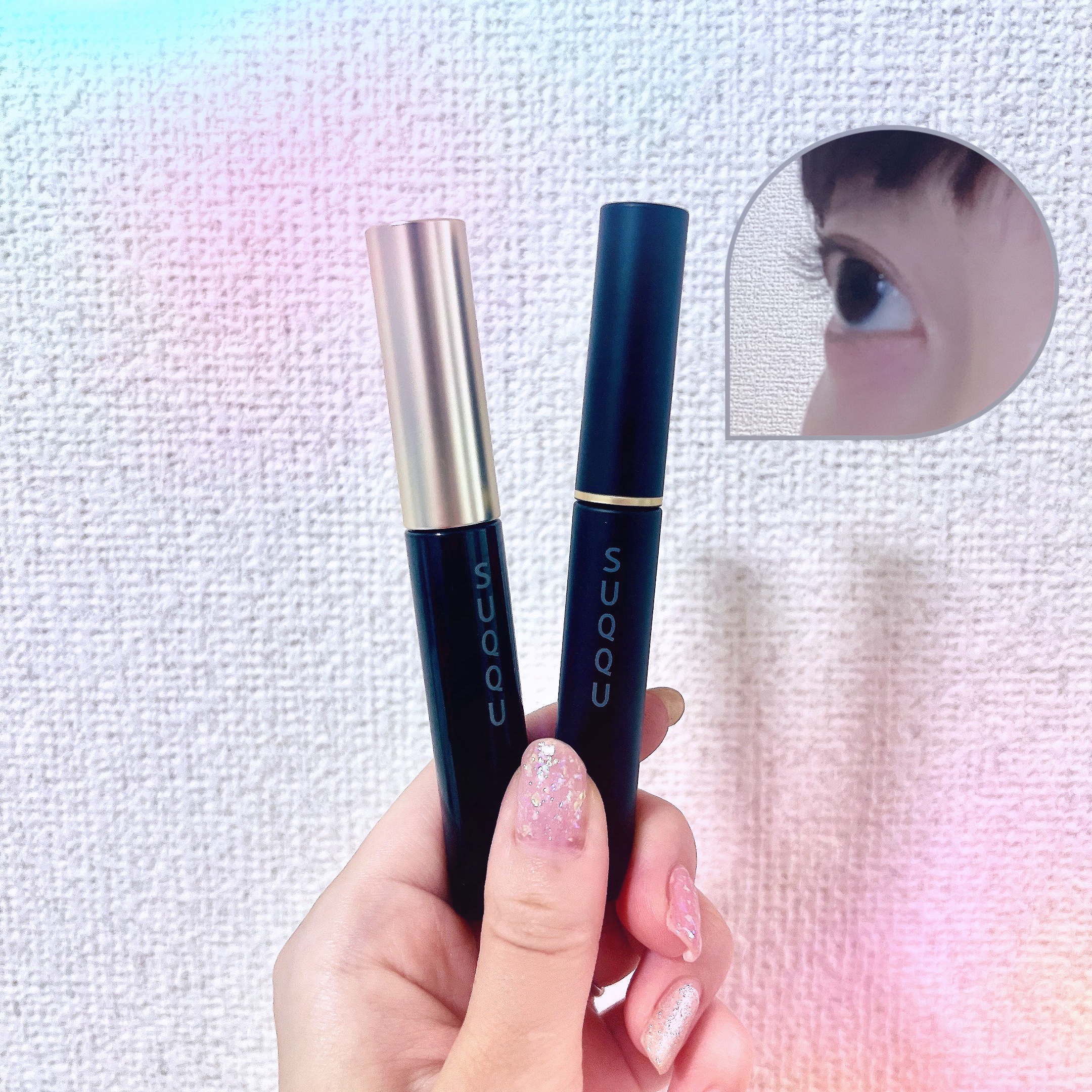 マキア編集部さまからご提供いただいた
ディファイニング アイラッシュベース
3Dアイラッシュマスカラ ウォータープルーフ ブラック🖤 ̖́-

ディファイニング アイラッシュベースを
塗ることでカールが長持ち✨️
(ベースなしとベースあり