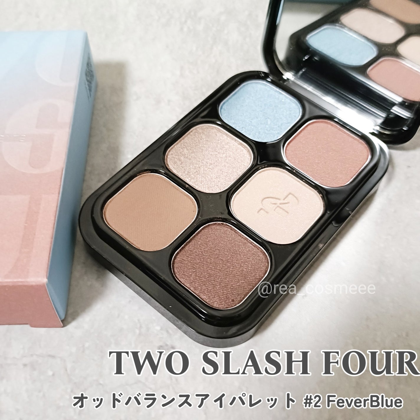 オッドバランスアイパレット/TWO SLASH FOUR/アイシャドウパレットを使ったクチコミ(1枚目)