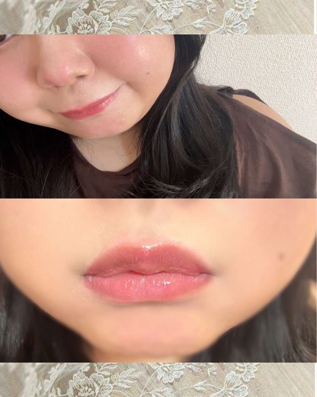 ドットオンムードワンウェイグロイティント 02 ペール・モーブ/Heart Percent/リップティントを使ったクチコミ（3枚目）