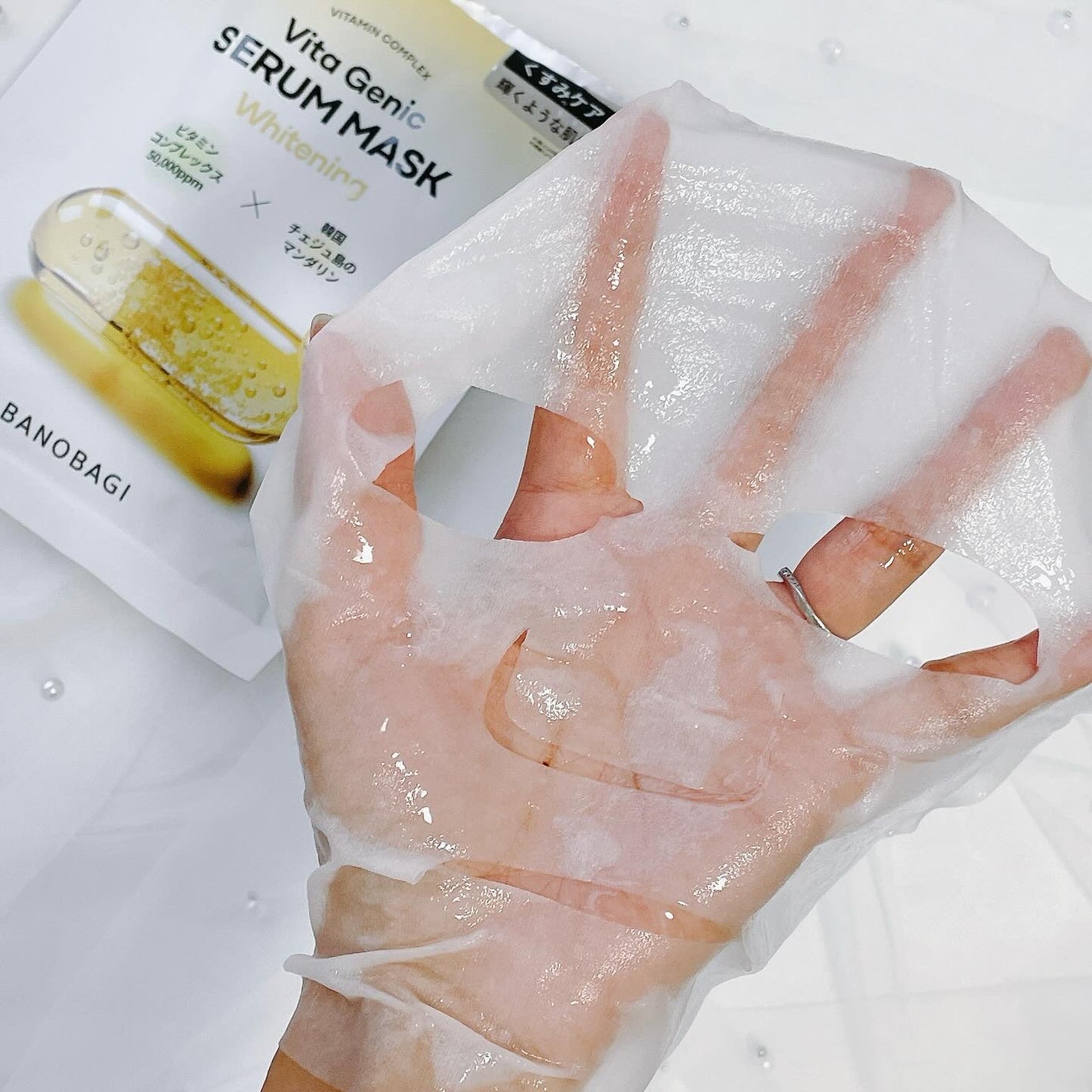 シルクパール インジェクション マスク/BANOBAGI/シートマスク・パックを使ったクチコミ(2枚目)