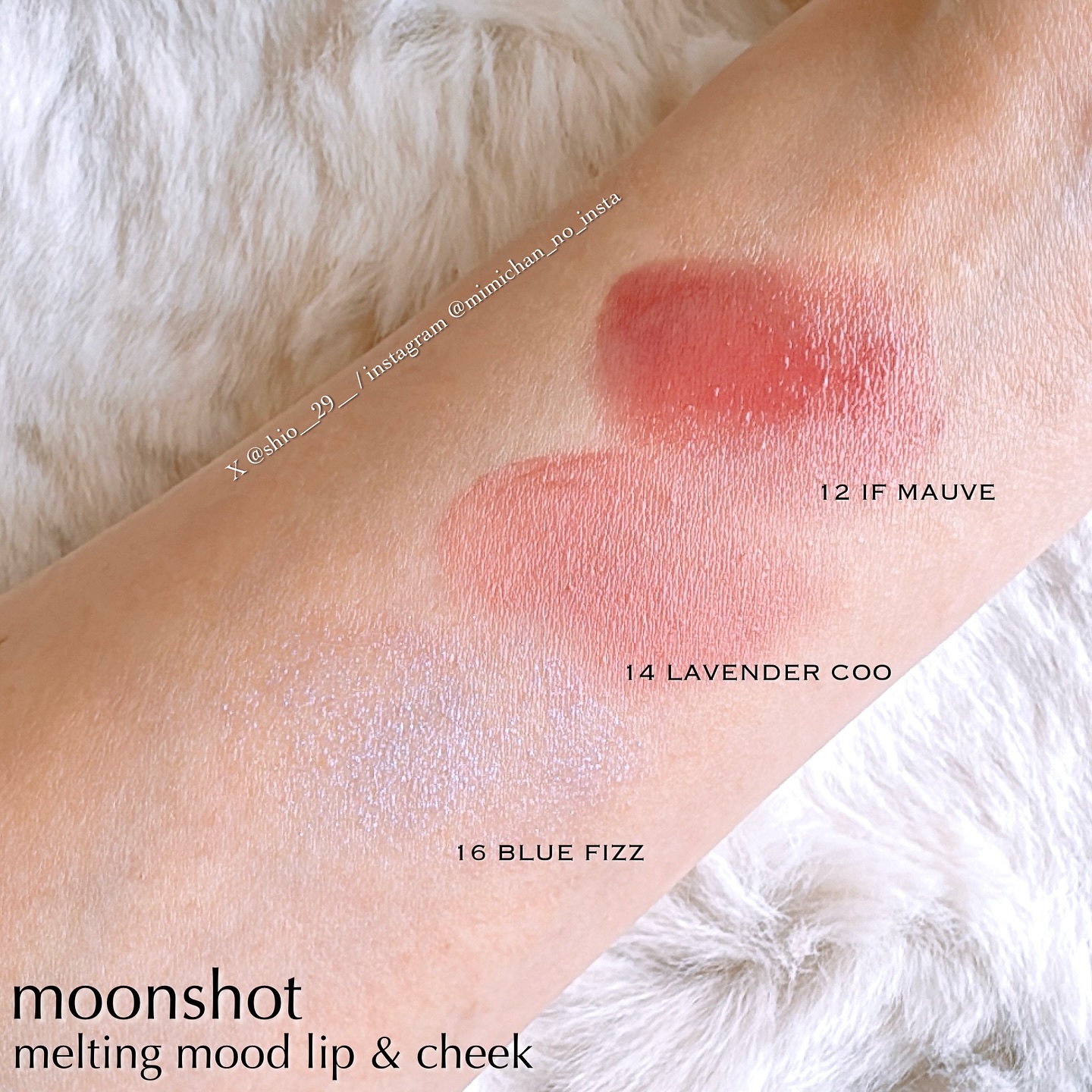 メルティングムードリップ&チーク/moonshot/ジェル・クリームチークを使ったクチコミ（3枚目）