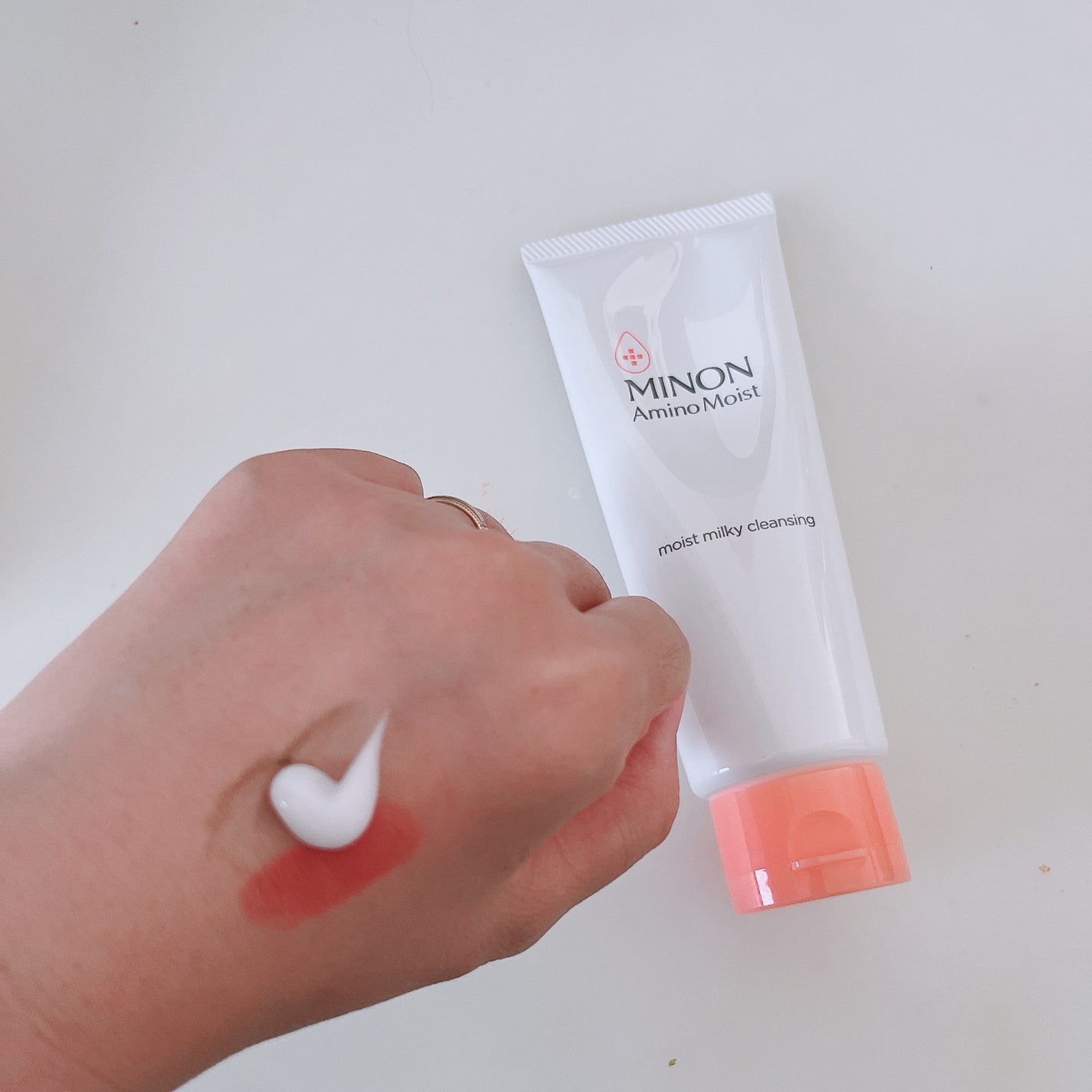 ミノン アミノモイスト モイストミルキィ クレンジング/ミノン/ミルククレンジングを使ったクチコミ(4枚目)