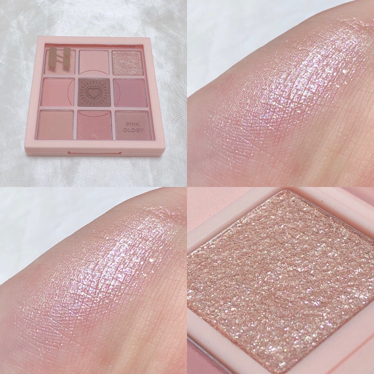 バレンタインボックス3ローズモーメント/VAVI MELLO/アイシャドウパレットを使ったクチコミ(7枚目)